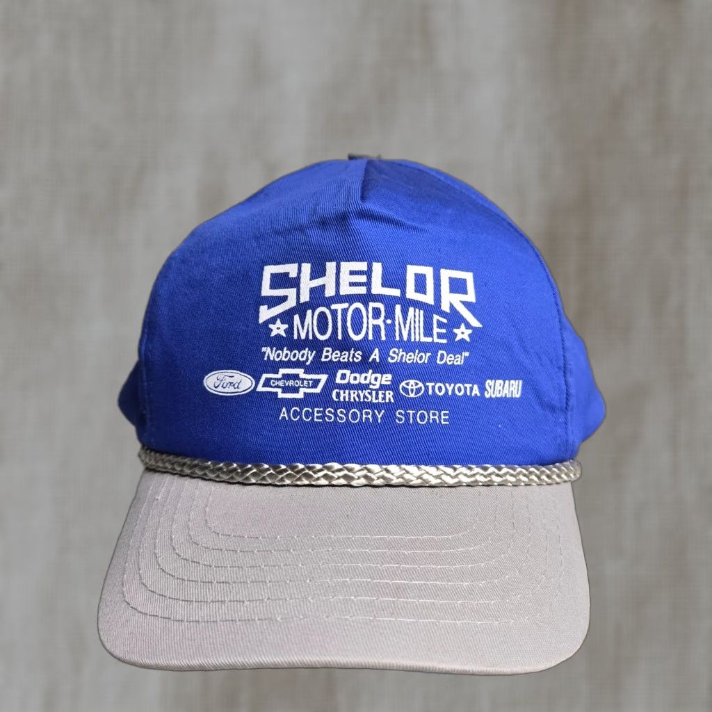 Vintage VINTAGE Cobra Blue Adjustable Baseball Cap Hat Christiansburg VA Mens One Size Size ONE SIZE - 1 Thumbnail