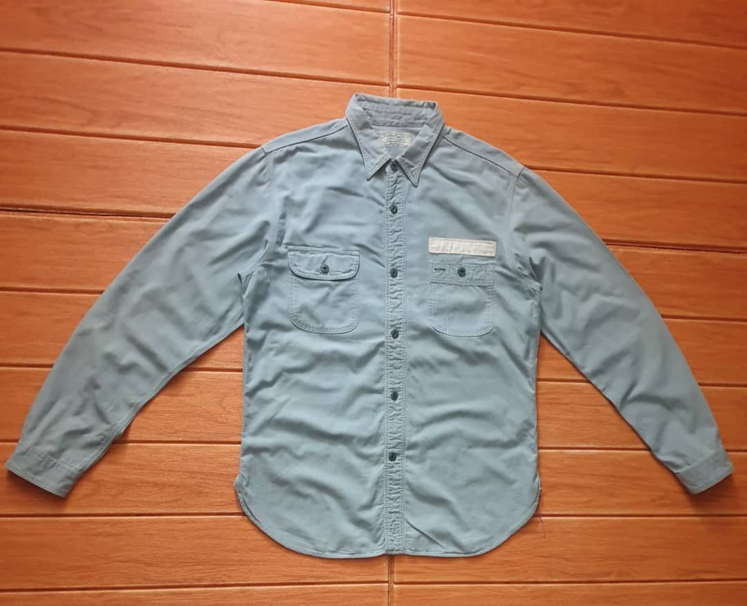 Journal Standard Journal Standard Salvedge Japanese Brand Chambray Shirt Size US M / EU 48-50 / 2 - 7 Thumbnail