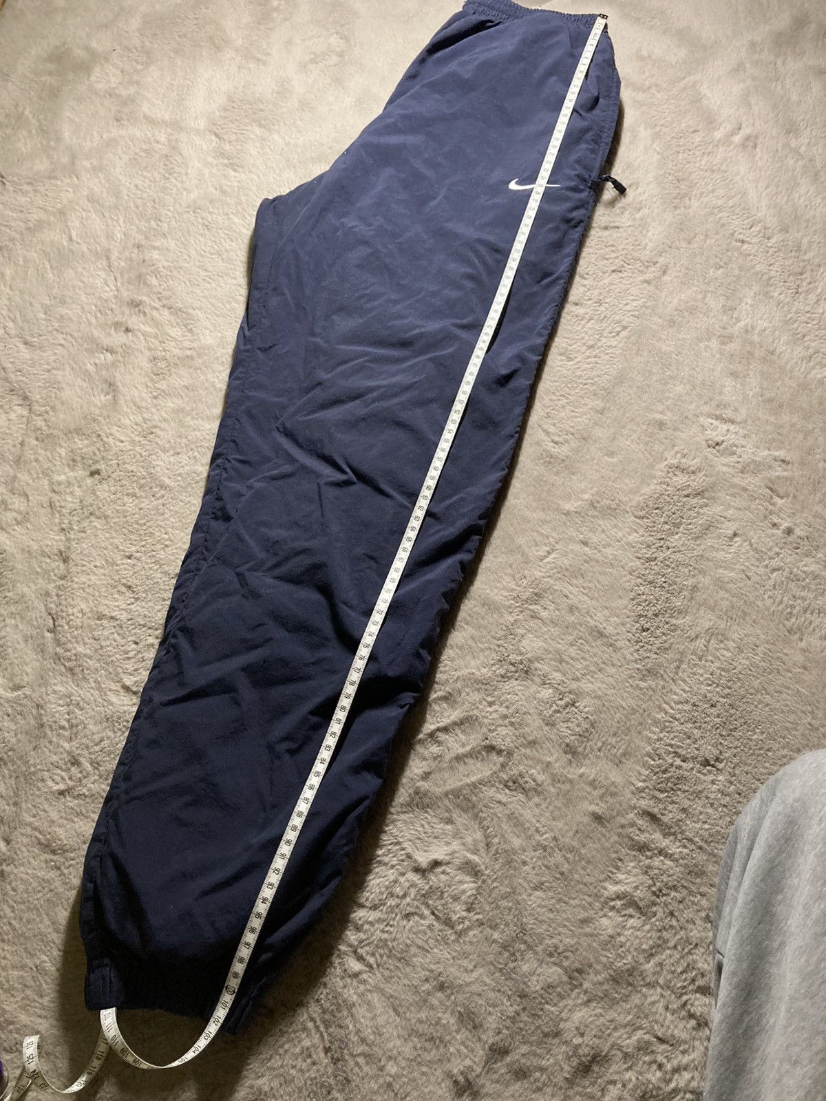 Nike × Vintage ⛩️Vintage Nike Swoosh Baggy Nylon Trackpants Y2K M Size US 39 - 6 Thumbnail