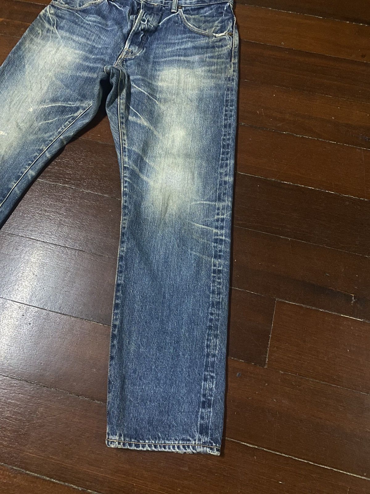Warehouse Fire SPELL BOUND JAPAN selvedge mud wash distressed rusty Size US 32 / EU 48 - 4 Thumbnail