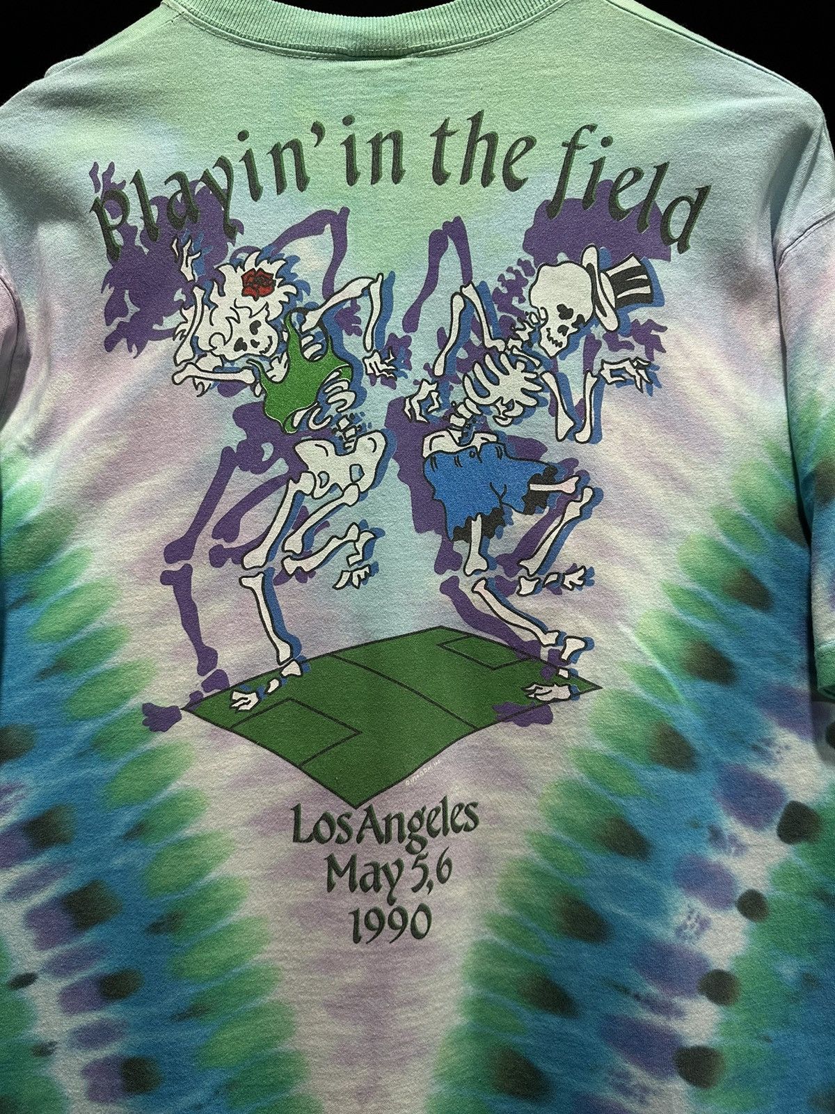 Band Tees × Liquid Blue × Vintage Vintage 90s Grateful Dead Olympic Velodrome Tee Size US L / EU 52-54 / 3 - 8 Thumbnail