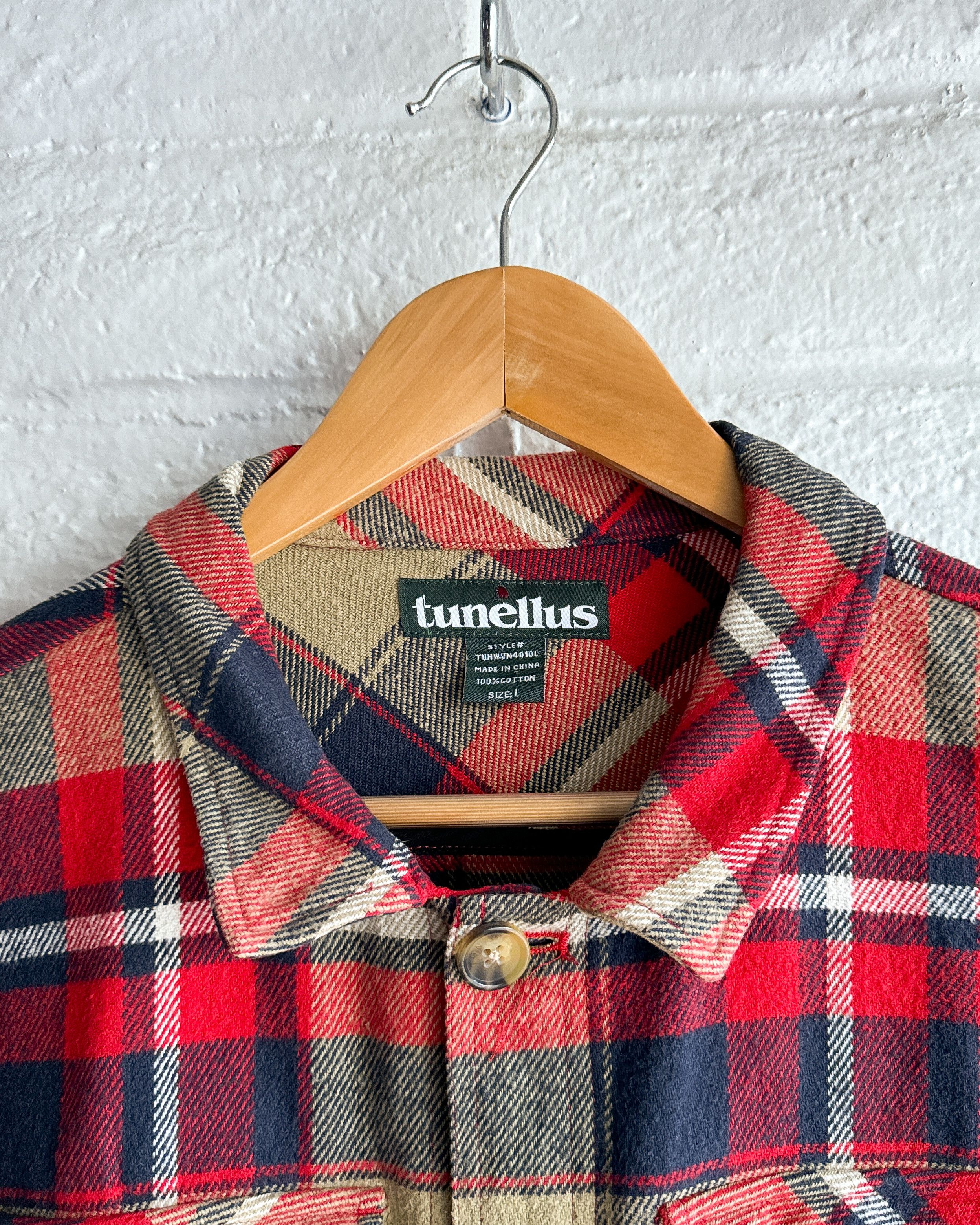 Vintage Tunellus Brushed Flannel Shirt Plaid Men's L RRL Preppy Size US L / EU 52-54 / 3 - 2 Thumbnail