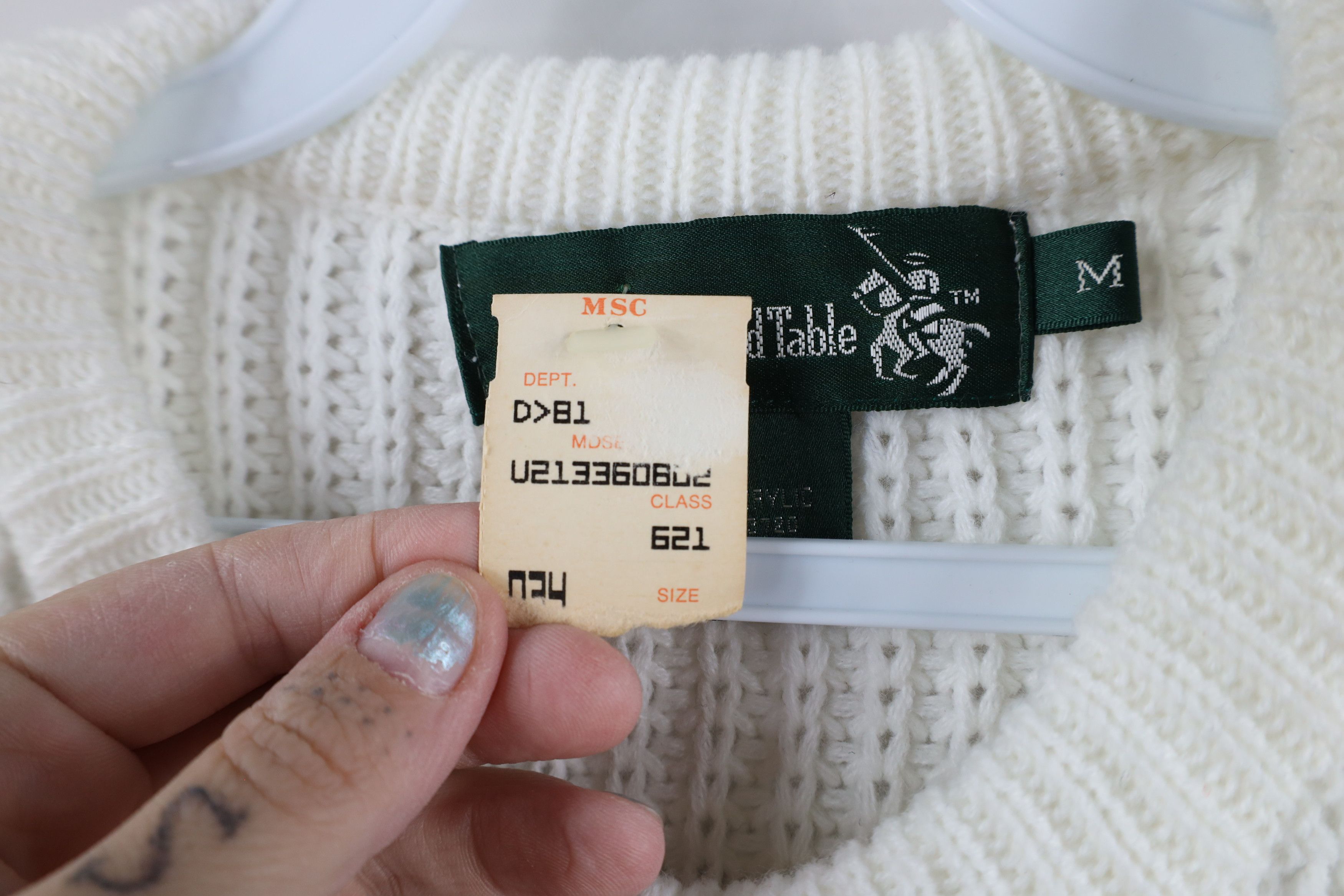 Vintage Deadstock Vintage 90s Streetwear Block Chunky Knit Sweater Size US M / EU 48-50 / 2 - 4 Thumbnail