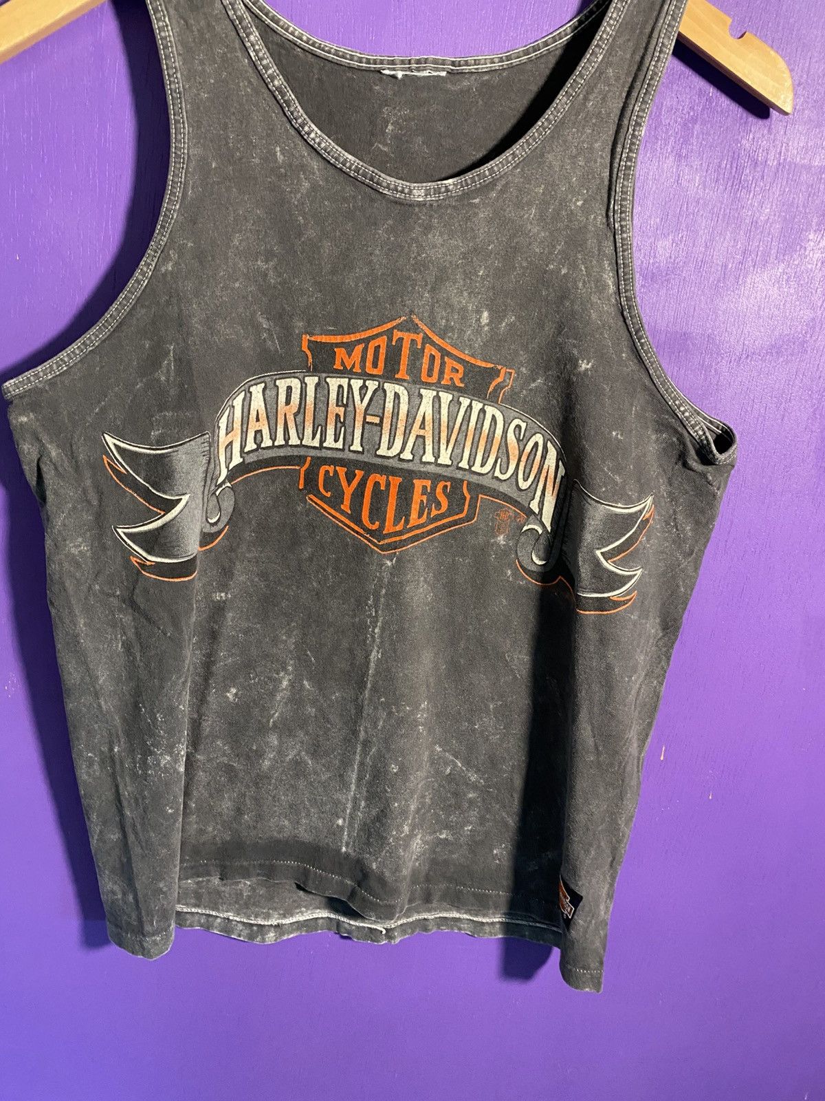 Harley Davidson Vintage 90s Harley Davidson faded tank top Size US M / EU 48-50 / 2 - 3 Thumbnail