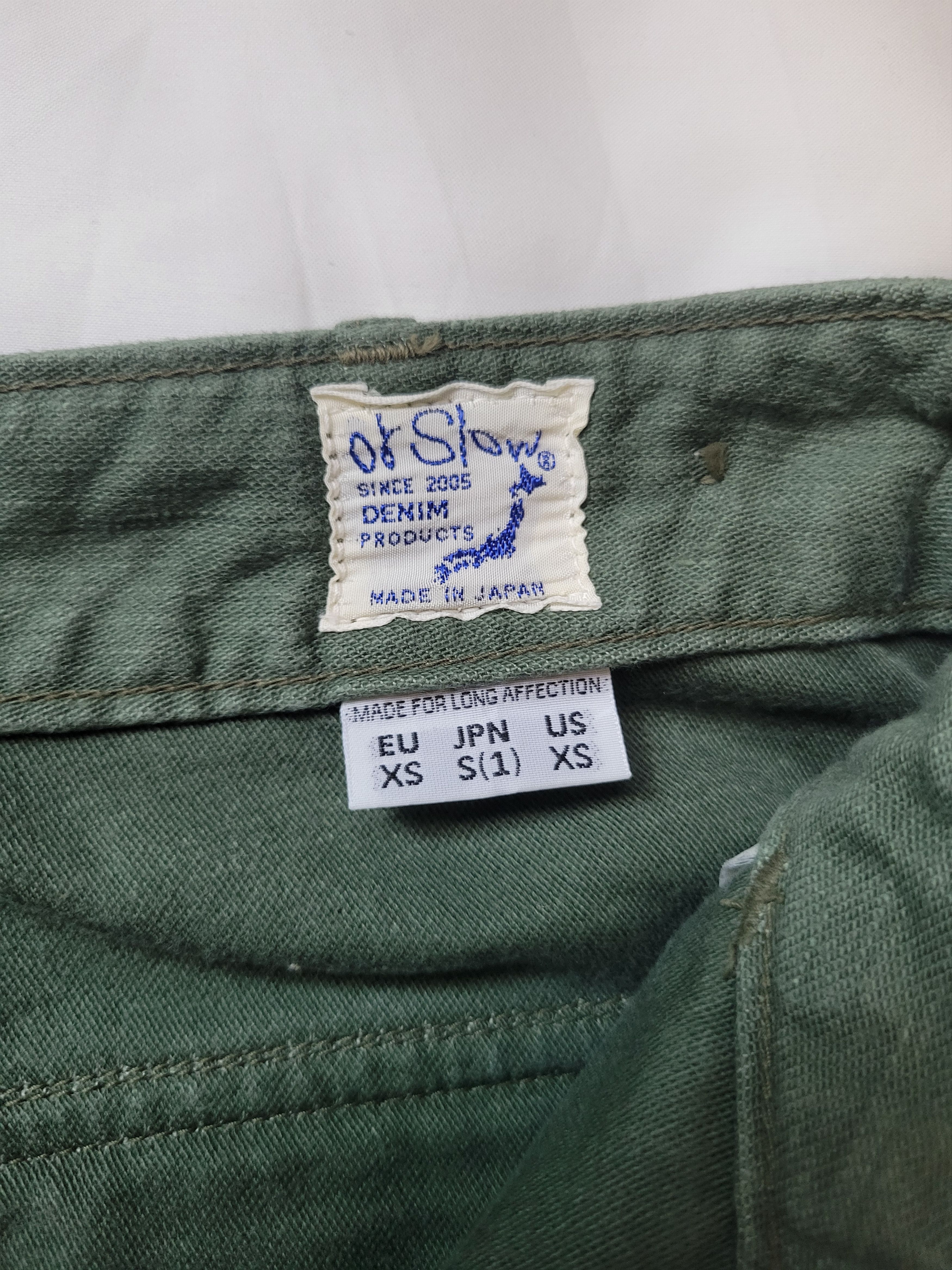 Japanese Brand × Orslow orSlow Slim Fit Fatigue Pants - Olive (can fit 28~30) Size US 30 / EU 46 - 11 Thumbnail