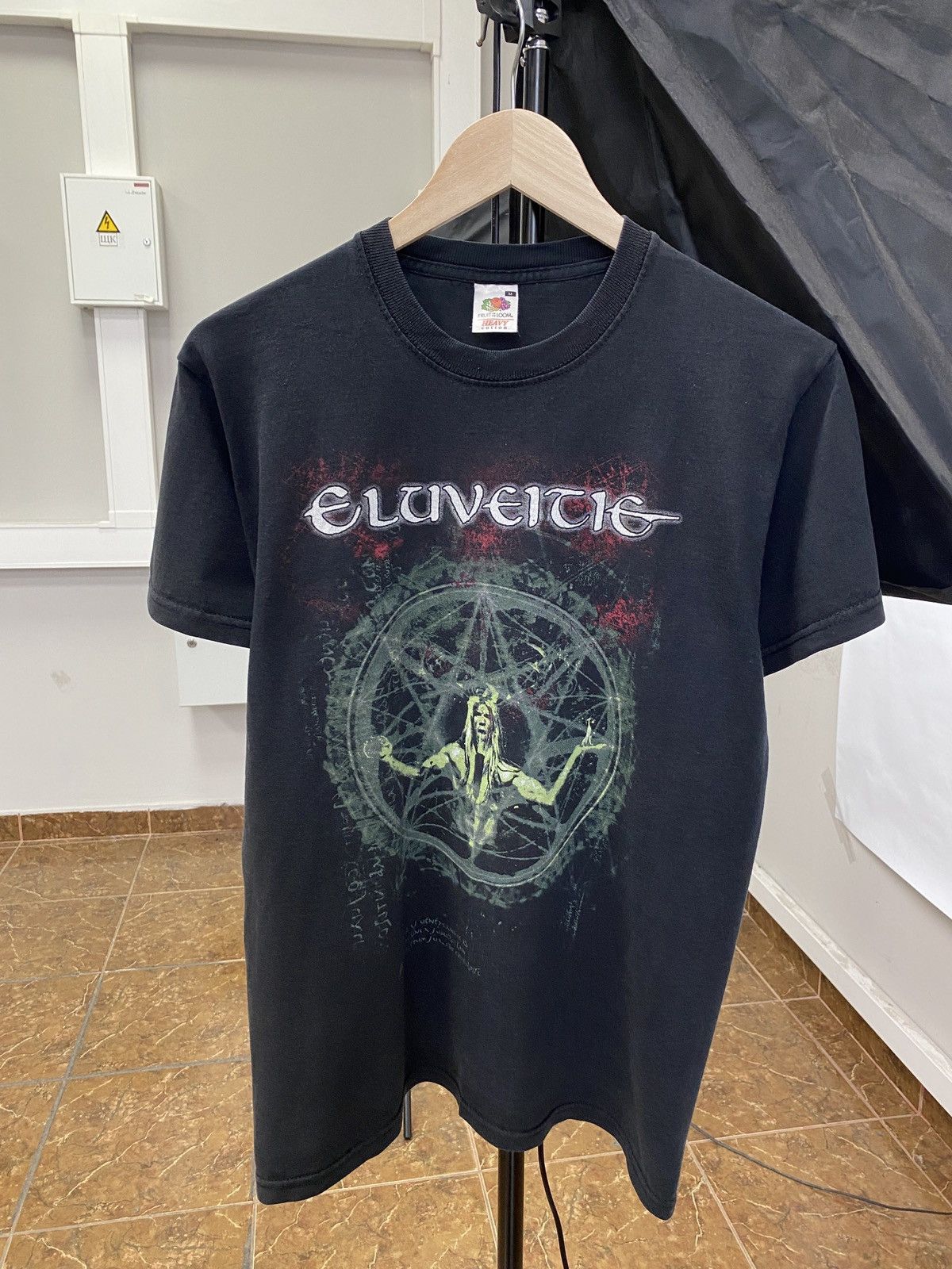 Fruit Of The Loom 🇨🇭 Vintage Eluveitie Folk Metal Band T-shirt Switzerland Rare Size US M / EU 48-50 / 2 - 1 Thumbnail