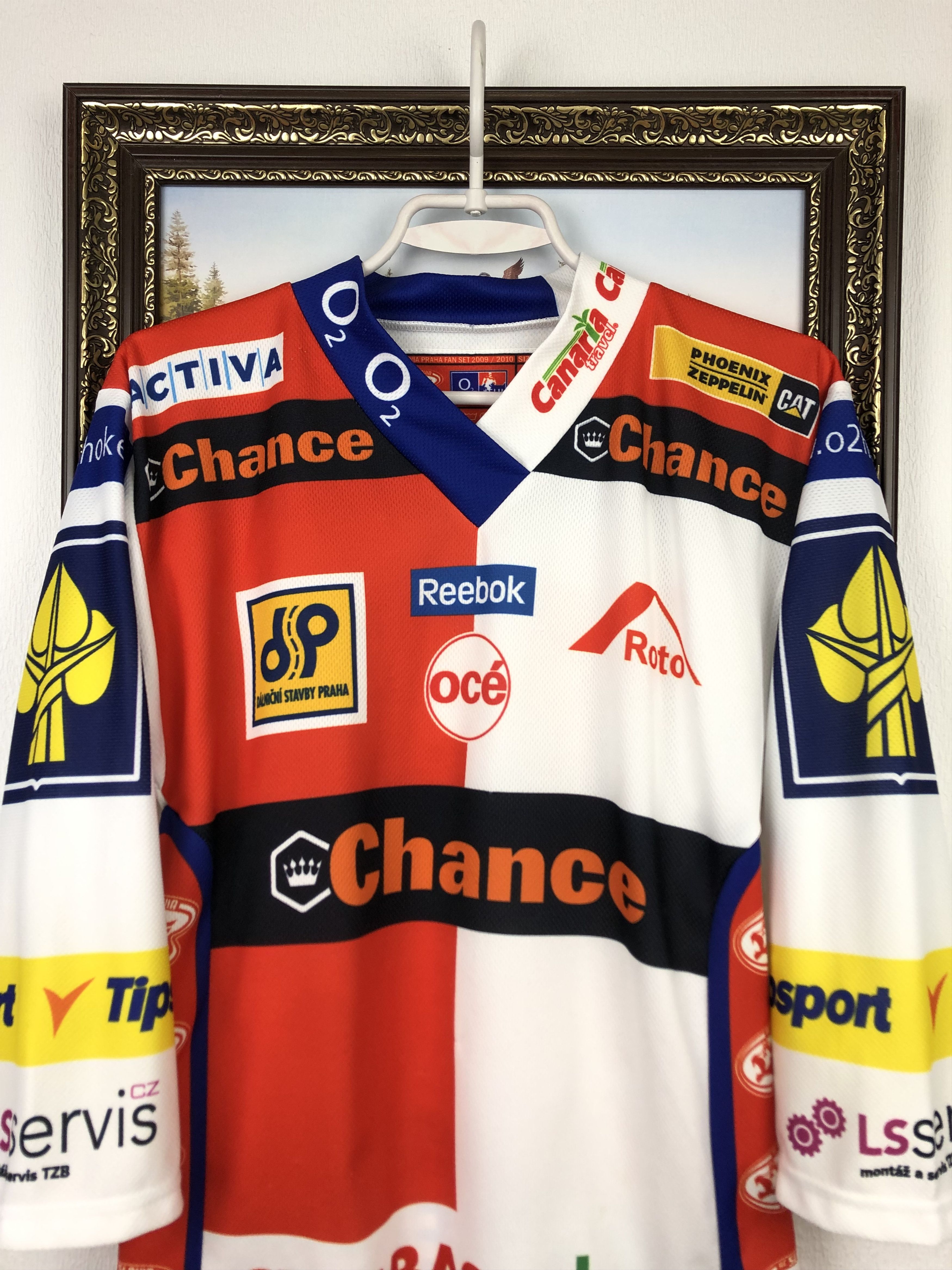 Other Vintage Slavia Praha Ice Hockey Jersey Shirt Long Boys Kids Size US XXS / EU 40 - 2 Thumbnail