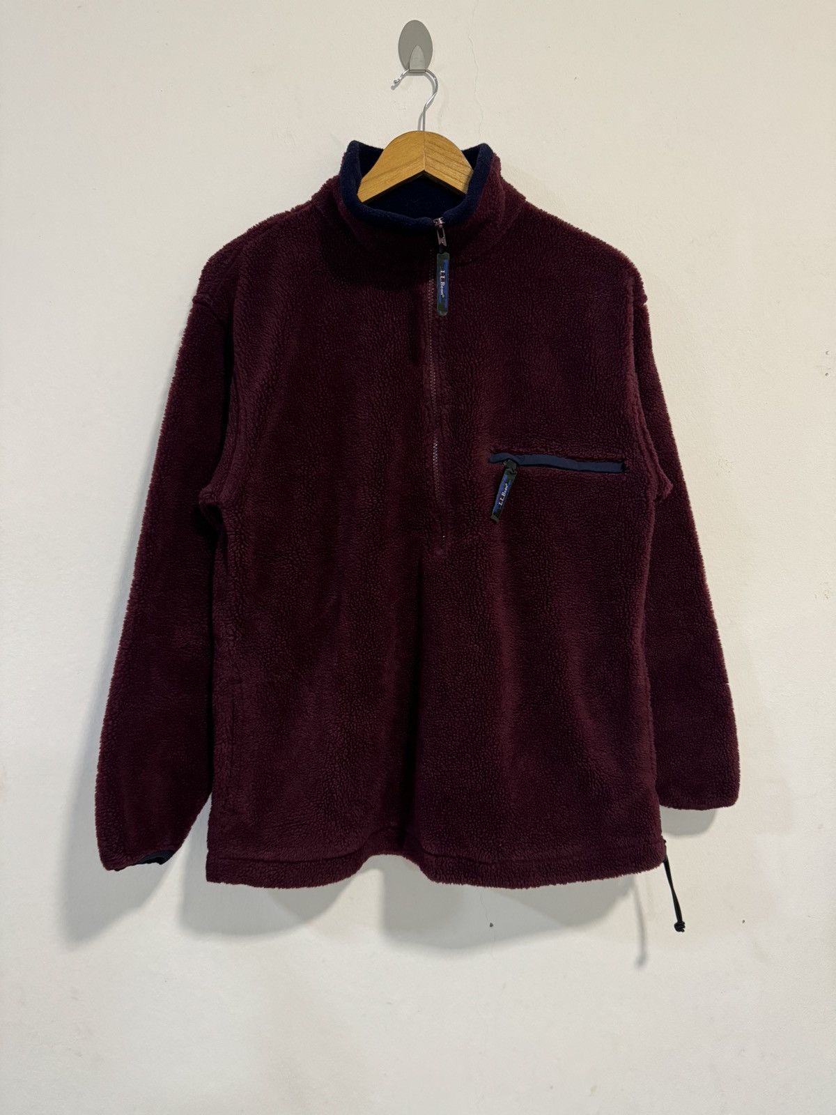 L.L. Bean × Vintage Vintage LL BEAN Half Zipper Fleece Size US M / EU 48-50 / 2 - 1 Thumbnail