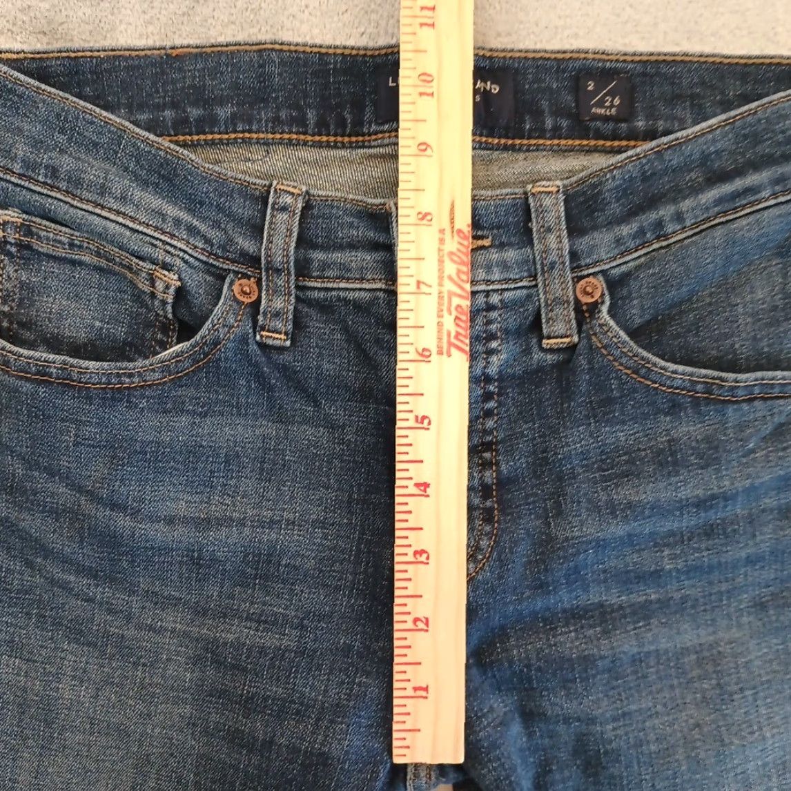 Lucky Brand Lucky Brand Jeans Skinny Womens Size 2 Blue Denim 26x26 Mid Wash Slim Inseam 26 Ladies Size 26" / US 2 / IT 38 - 3 Thumbnail