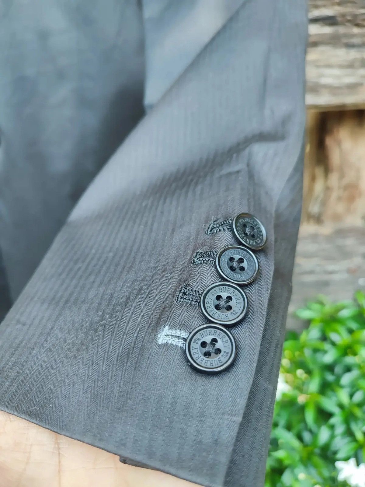 Burberry Burberry Black Label Single-Breasted Blazer – Charcoal Size 38R - 6 Thumbnail