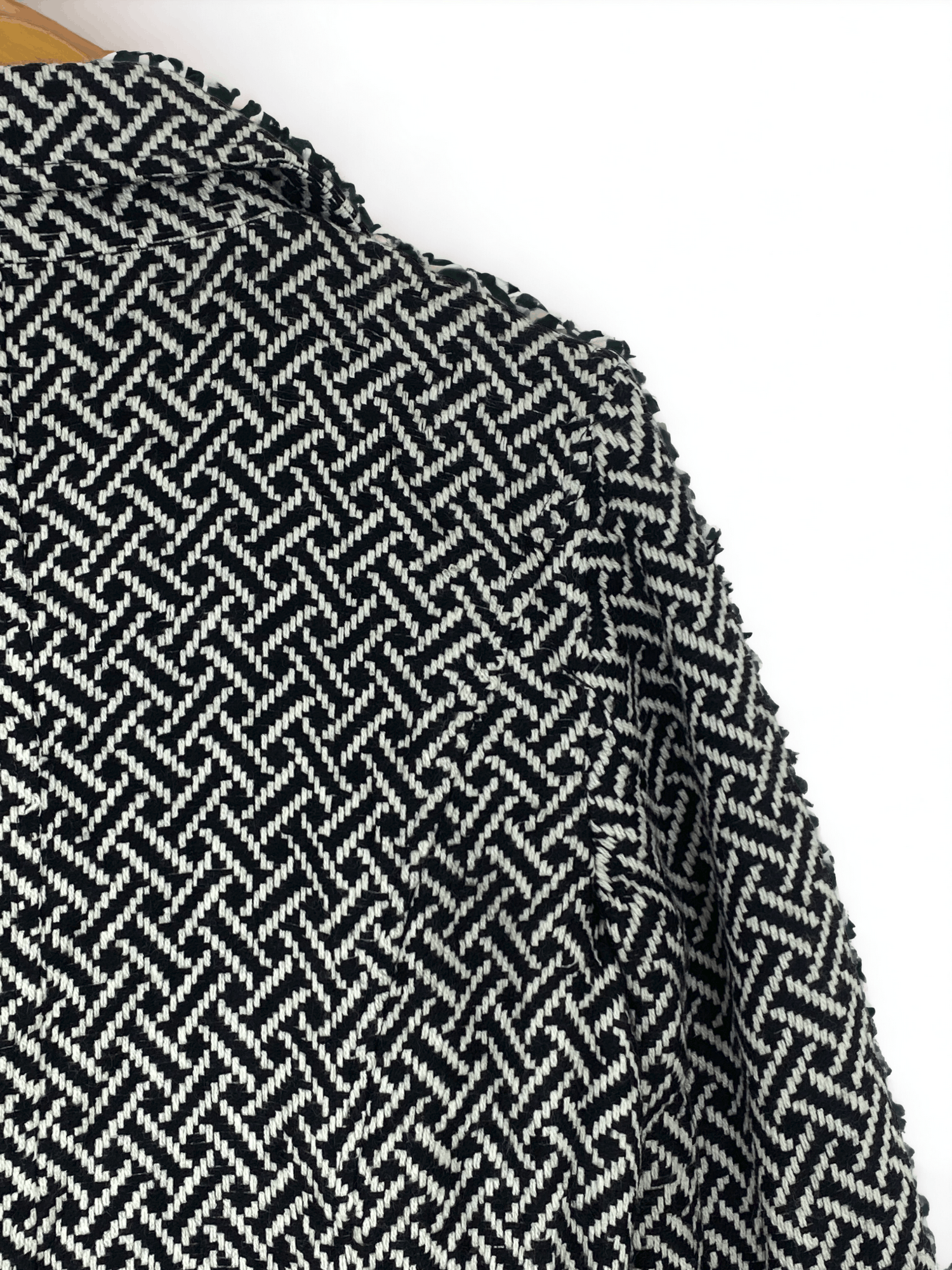 If Six Was Nine Vintage Mac & Jac Pattern Double Breasted Tweed Coat JA0050 Size L / US 10 / IT 46 - 14 Thumbnail