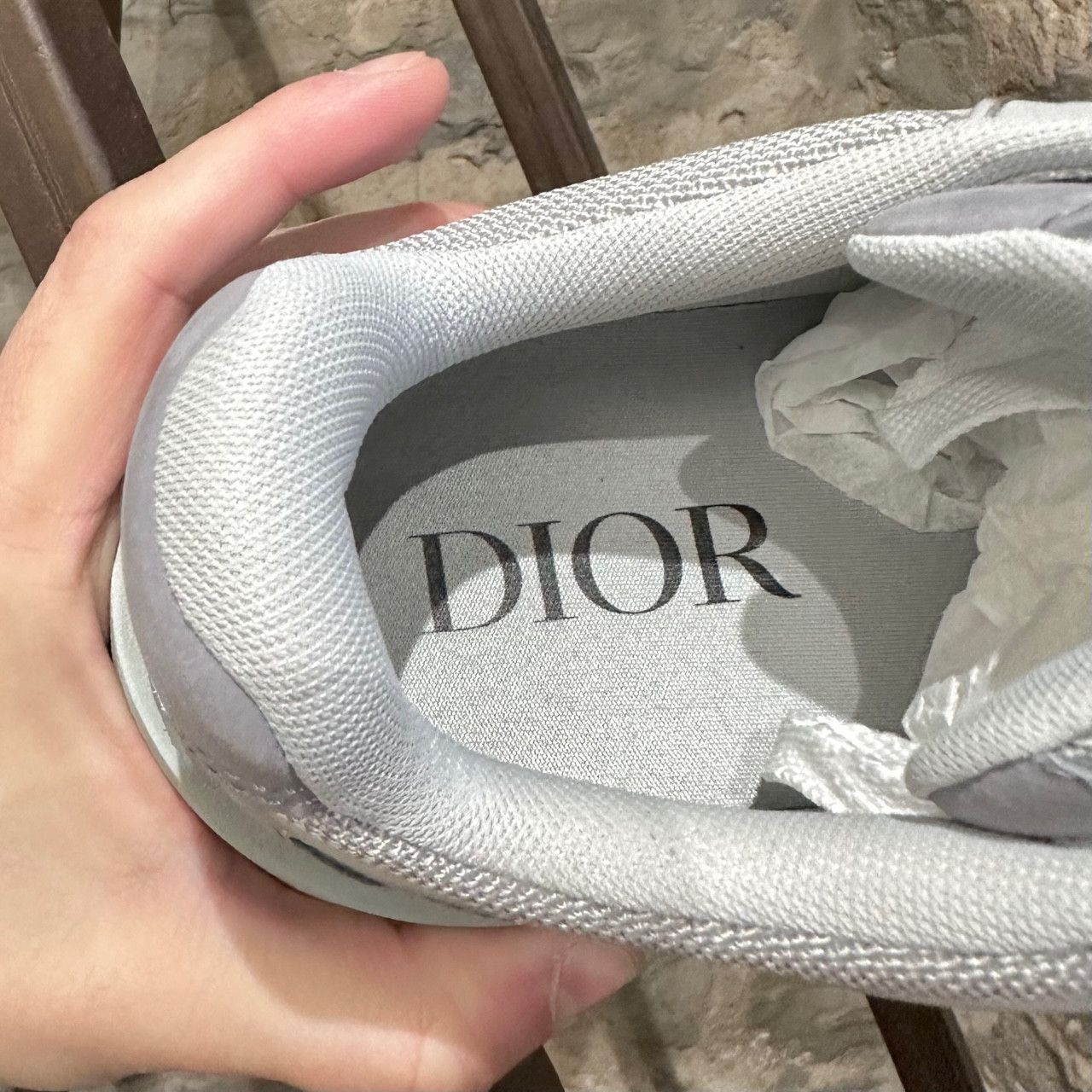 Dior Dior B29 Grey Mesh Suede Reflective Low-top Sneakers Size US 7.5 / EU 40-41 - 10 Thumbnail
