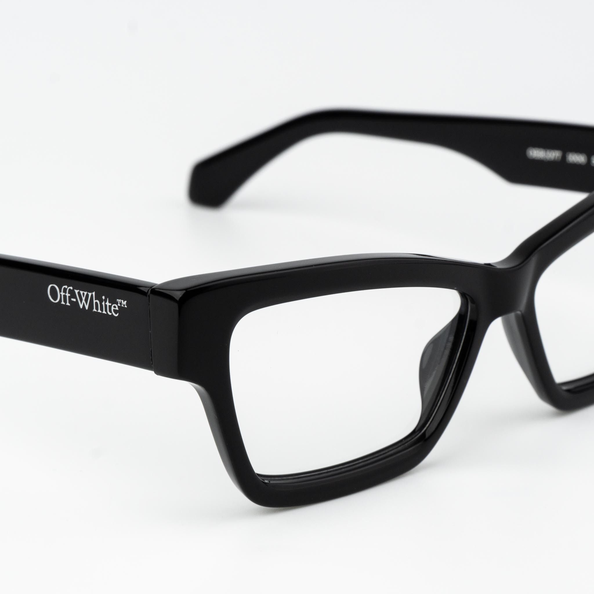 Off-White Off-White STYLE 77 Men Eyeglasses OERJ077 1000 NEW AUTHENTIC Size ONE SIZE - 7 Thumbnail