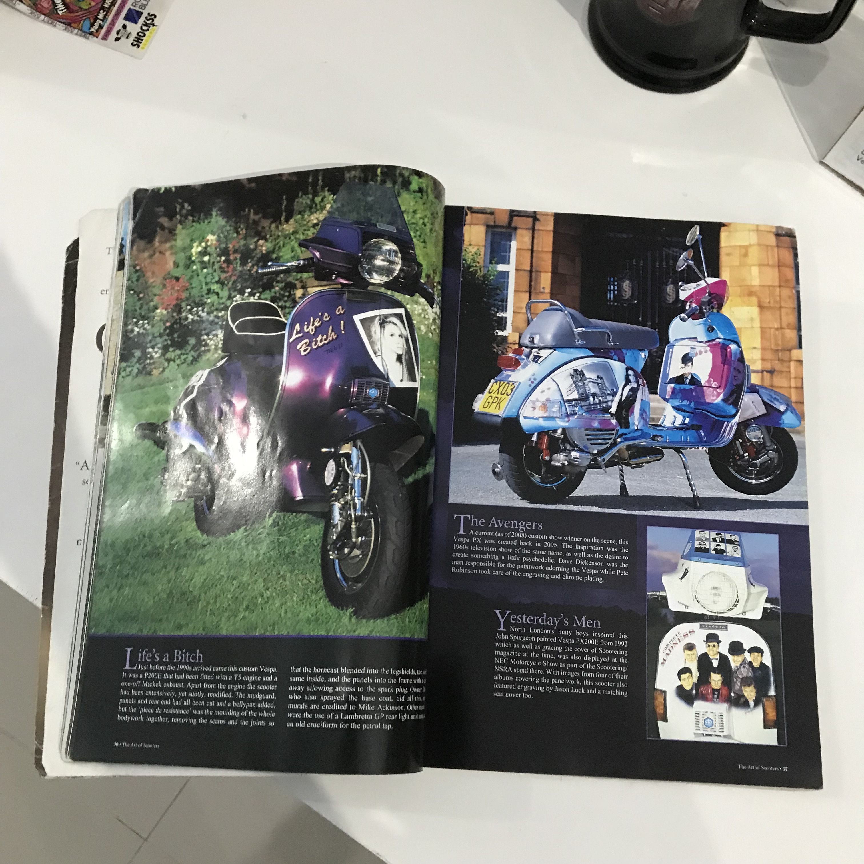 POP MAGAZINE Scootering magazine The Scootervespa lambretta Book magazine Size ONE SIZE - 6 Thumbnail
