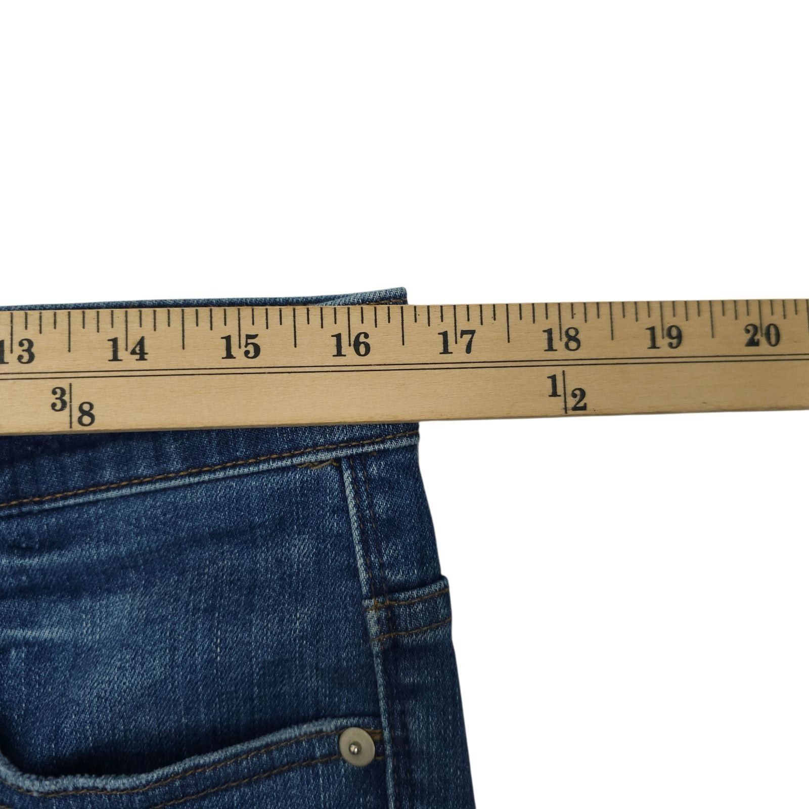 Madewell Madewell High Rise Skinny Jeans 31 Indie Sleek Medium Wash Size 33" - 13 Thumbnail