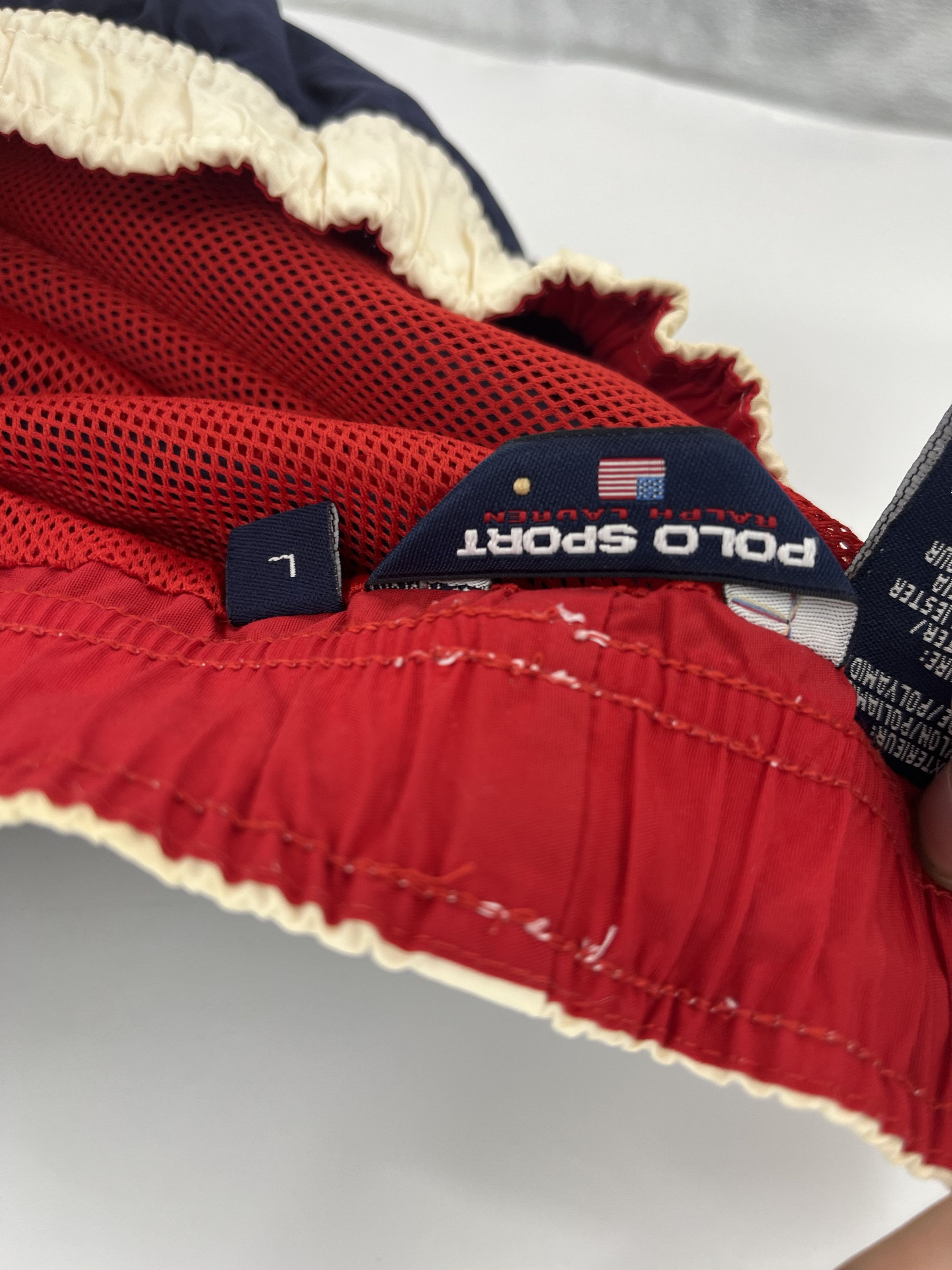 Polo Ralph Lauren × Vintage Vintage y2k polo Sport Shorts Medium Trunks Size US 34 / EU 50 - 5 Thumbnail