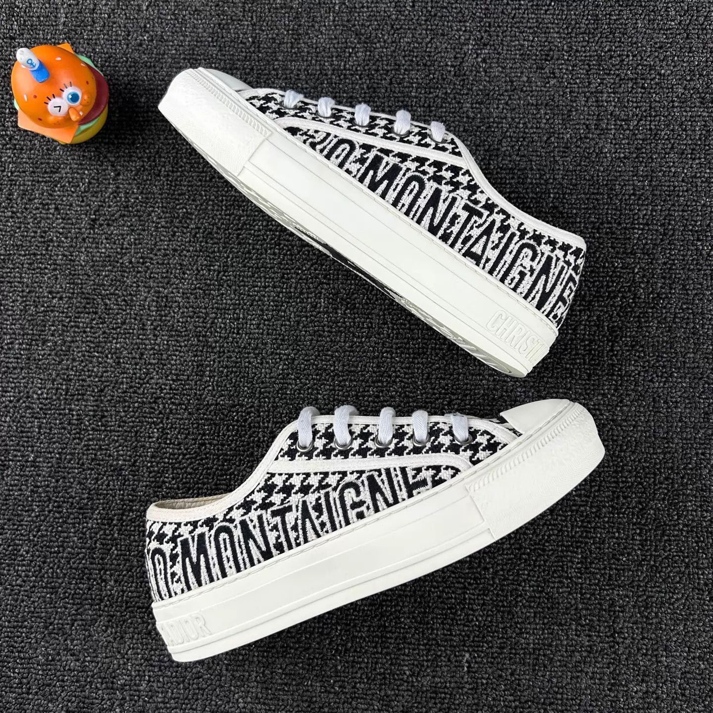 Dior DIOR Houndstooth Logo Platform Shoes 35 Size US 4.5 / IT 34.5 - 4 Thumbnail