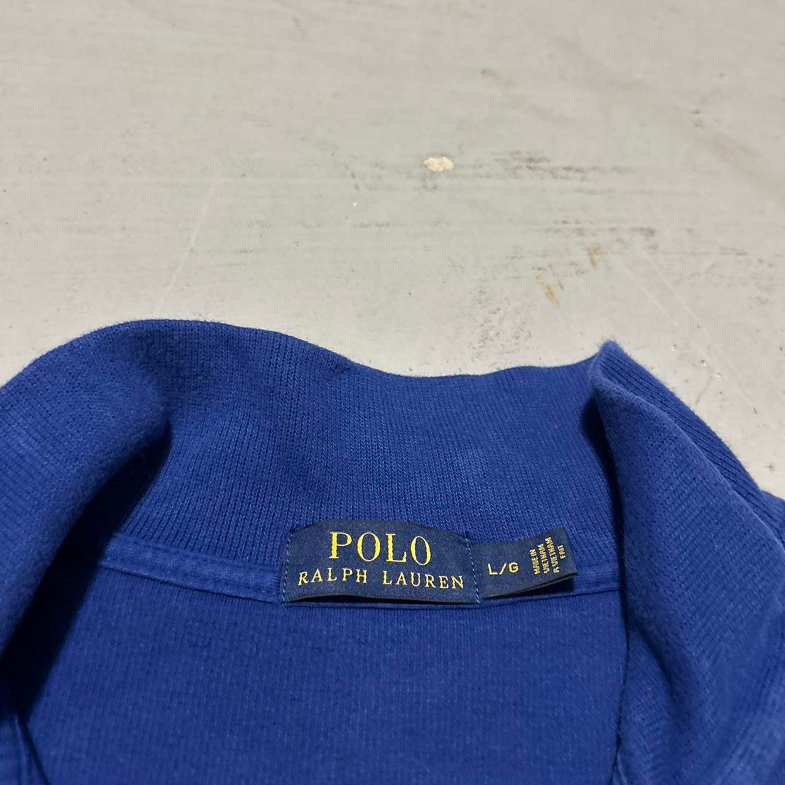 Polo Ralph Lauren **Polo Ralph Lauren Estate Rib 1/4 Zip Pullover - Blue** Size US XL / EU 56 / 4 - 3 Thumbnail