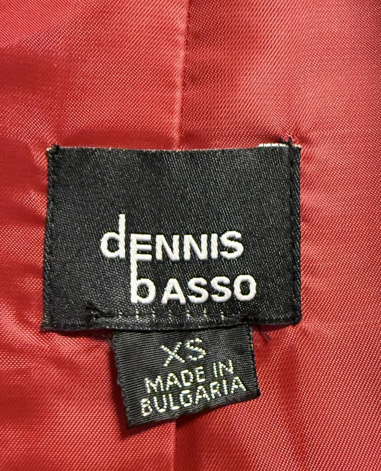 Designer Chic Dennis Basso Red Wool Blend Coat - Size XS Size L / US 10 / IT 46 - 4 Thumbnail