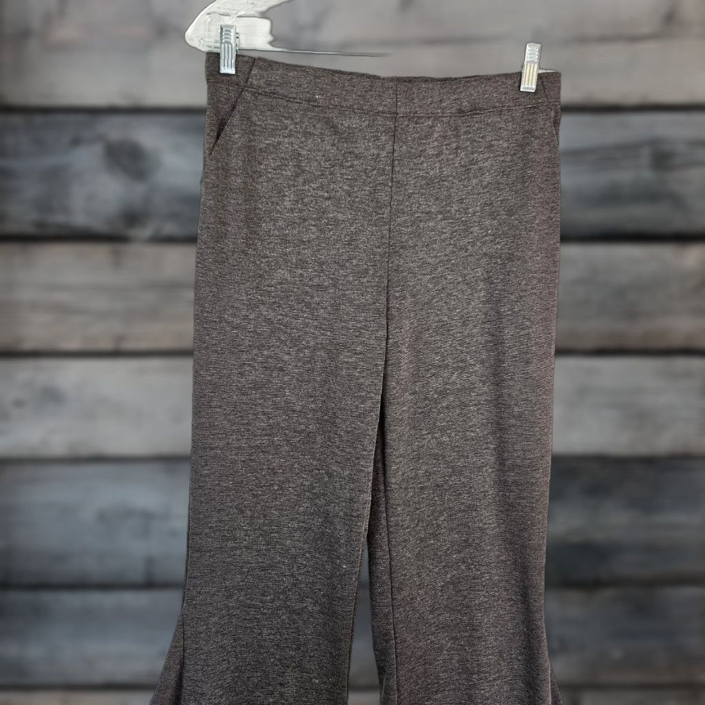 Vintage Jade by Jane Womens Flare Pants Gray Striped Pull On High Rise Large Size Gray by Jade by Jane Pants Flare Pull On Women's | Mens? Size 36" / US 14 / IT 50 - 1 Thumbnail