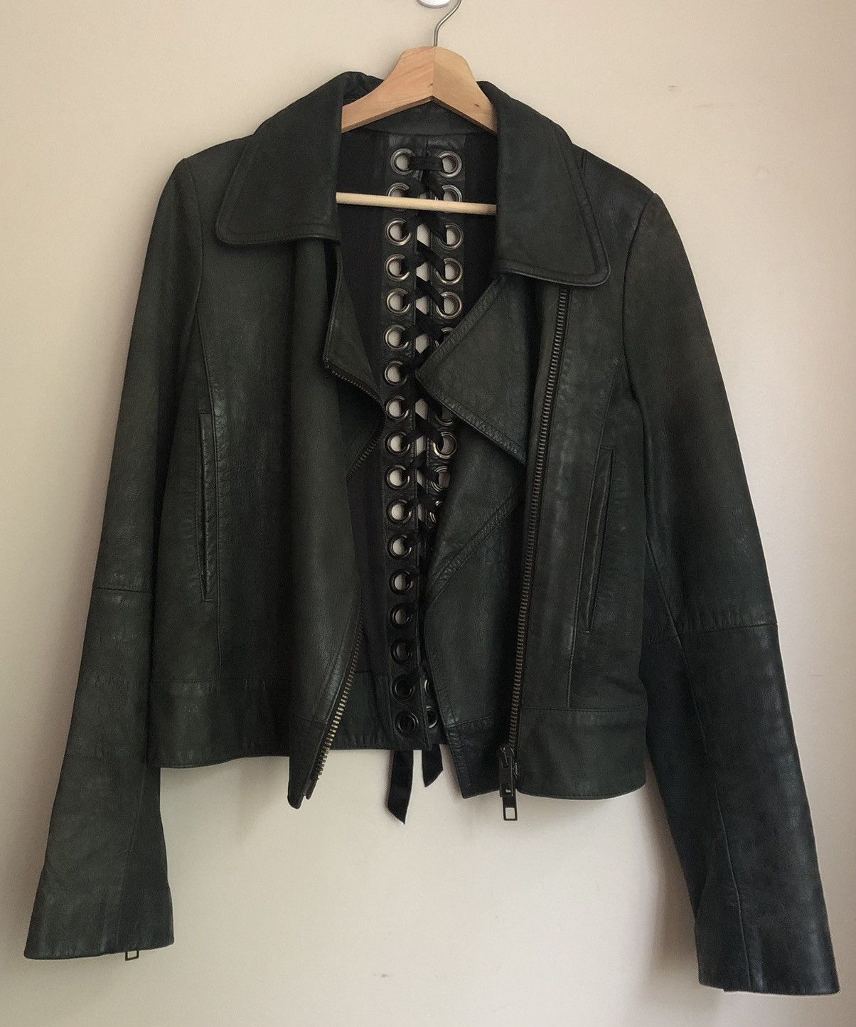 Other Very Rare Heavy Duty Lace Up Motorcycle Jacket Size M / US 6-8 / IT 42-44 - 23 Thumbnail