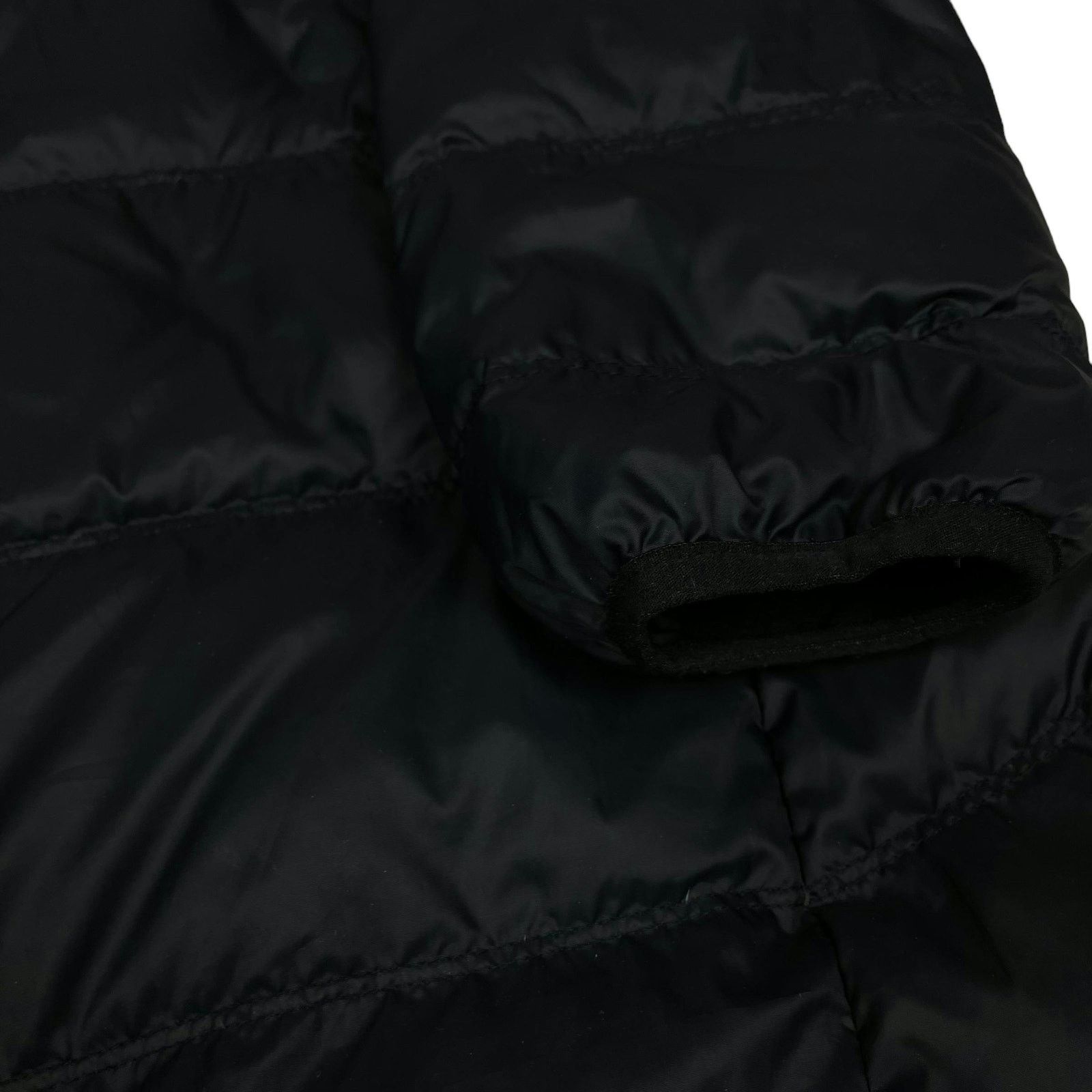 Nike Nike Women's Black Swoosh Hooded Full Zip Puffer Coat Small Size S / US 4 / IT 40 - 4 Thumbnail