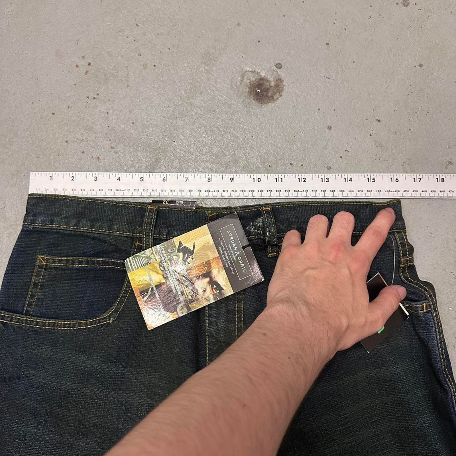 Vintage Vintage Baggy Y2k Urban Wide Leg Blue Denim Shorts Men Sz 32 Size US 32 / EU 48 - 4 Thumbnail