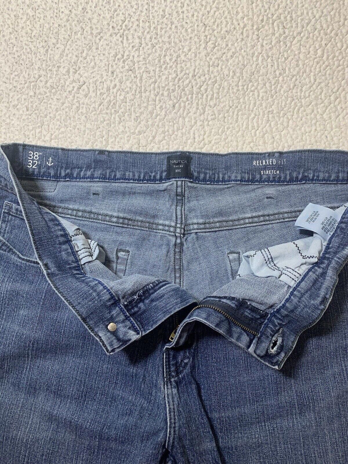 Nautica Nautica Jeans Men’s Size W38 32L Relaxed Fit Blue Stretch Size US 38 / EU 54 - 4 Thumbnail
