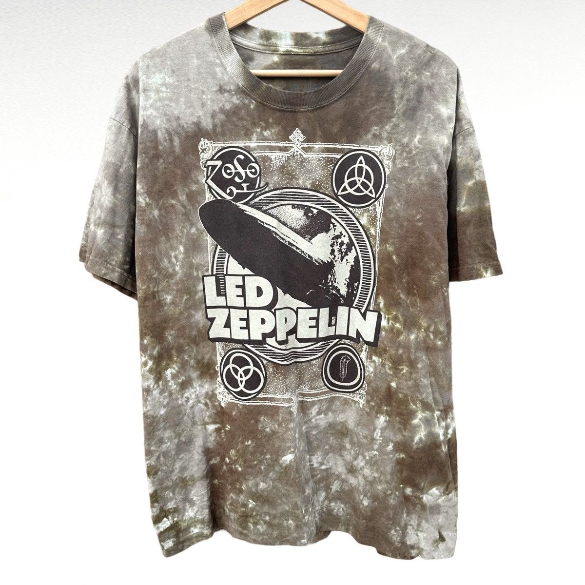 Led Zeppelin Zoso Logo Tie-Dye T-Shirt Hot Topic