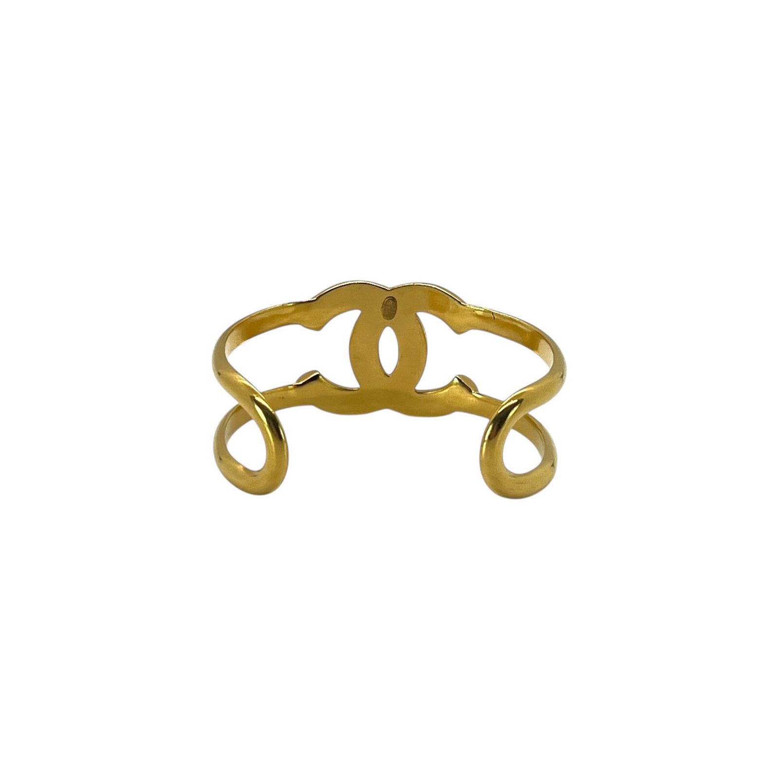 Chanel Chanel Vintage CC Bangle Bracelet Size ONE SIZE - 2 Thumbnail