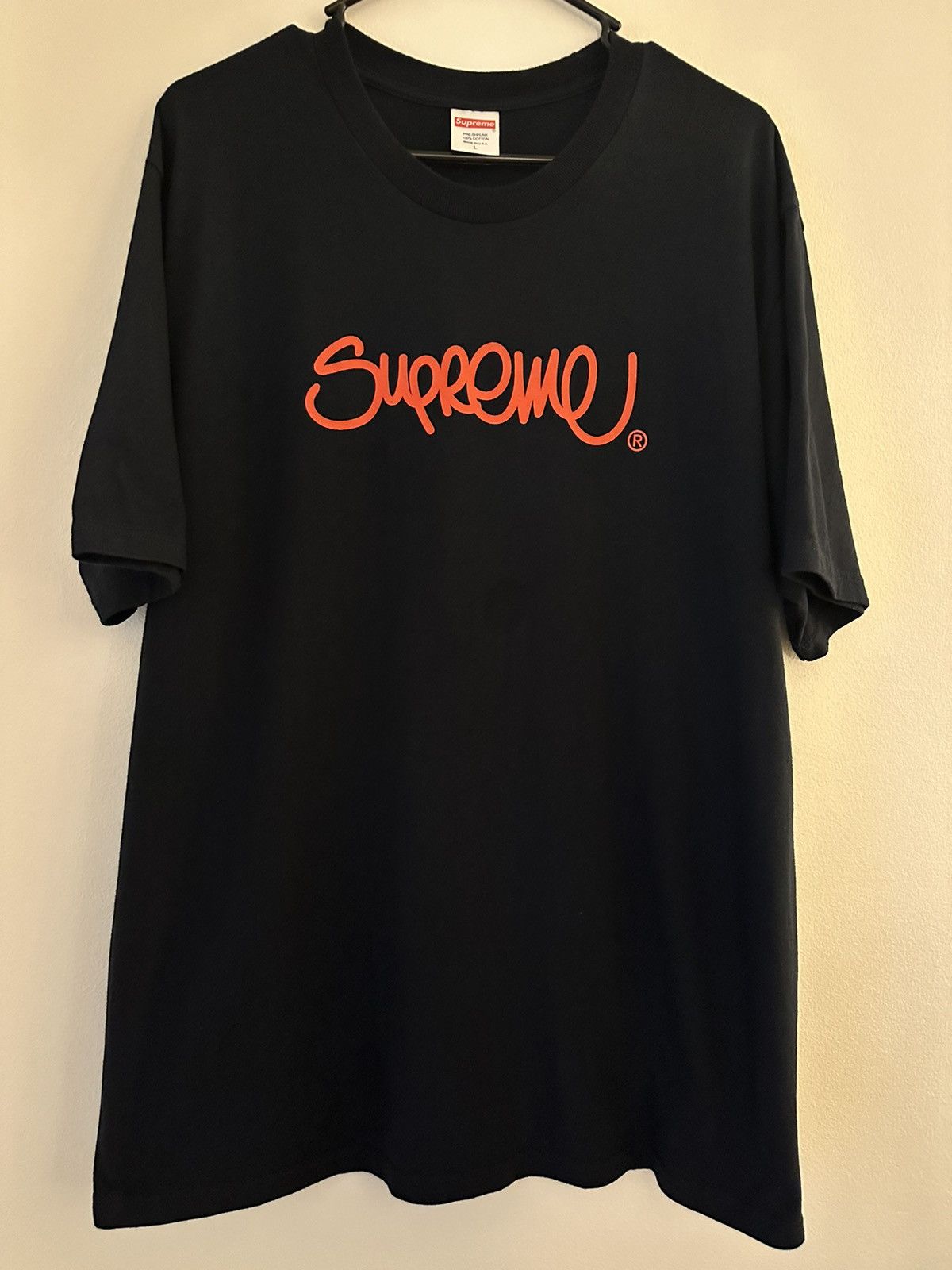 Supreme Supreme Handstyle Tee Size US L / EU 52-54 / 3 - 1 Thumbnail