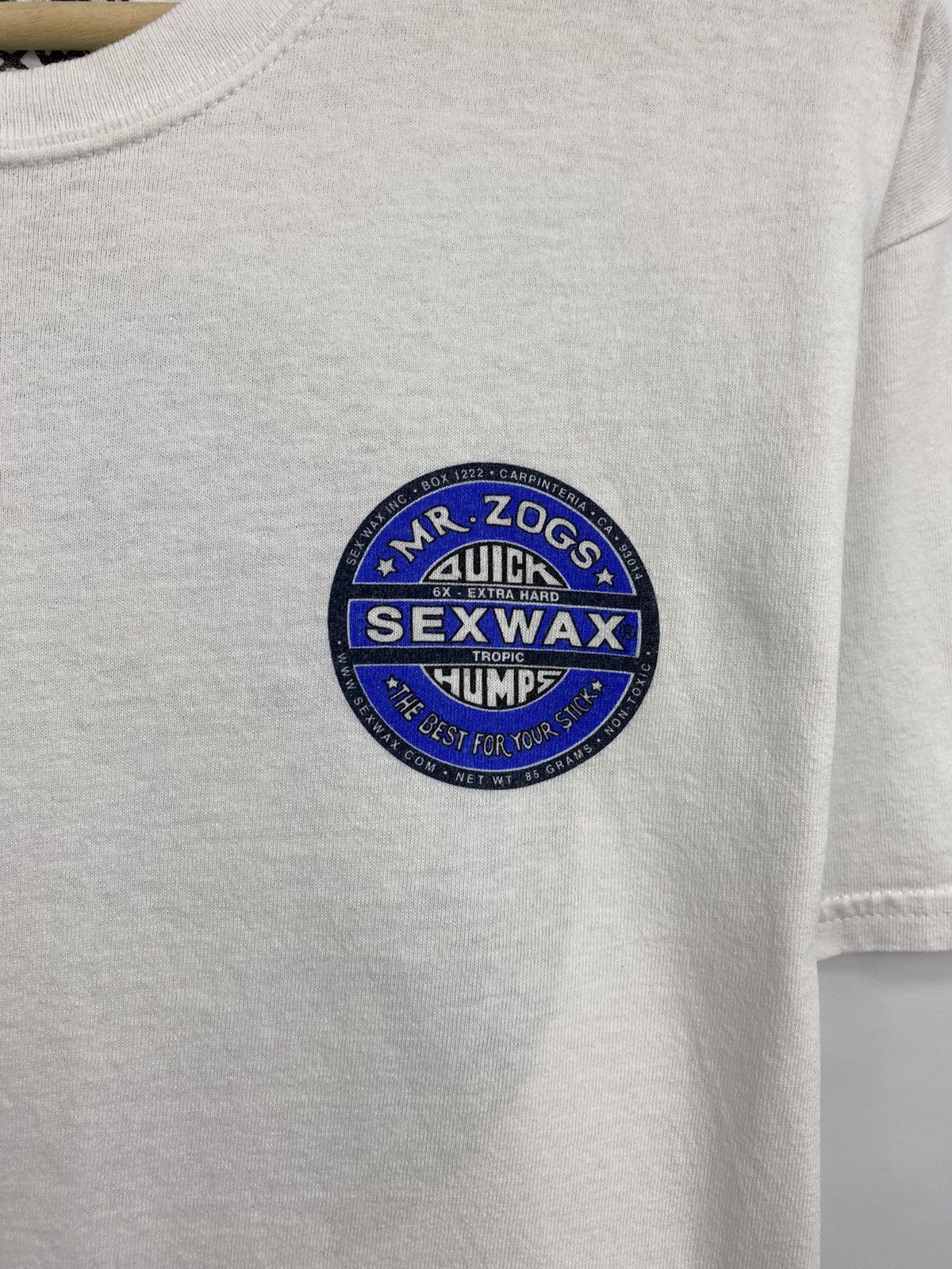 Vintage 🇺🇸 Vintage 90S Mr Zogs SEX WAX Surfboards Skate T shirt Size US L / EU 52-54 / 3 - 6 Thumbnail