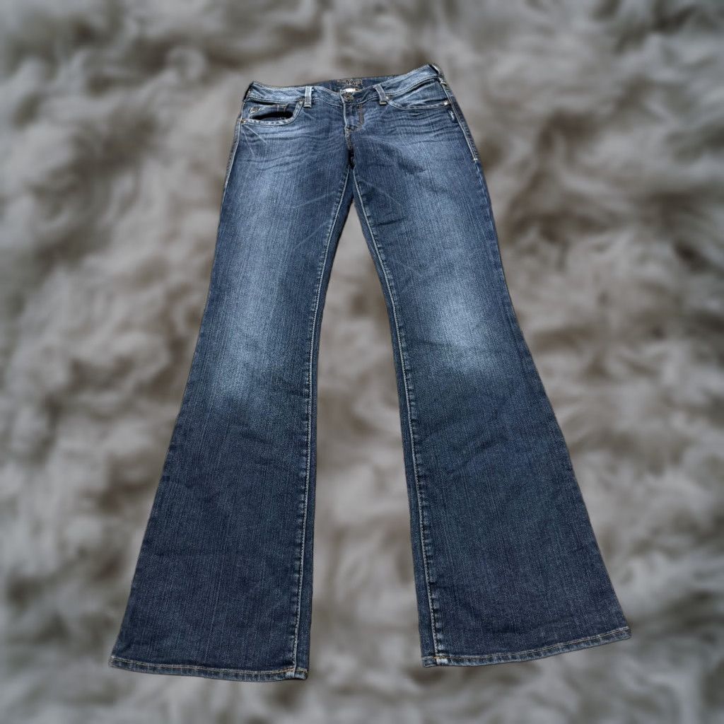 Silver Jeans Co. Silver Jeans Aiko Bootcut Jeans Women Size 28 Blue Denim Stretch 5-Pocket Size 28" / US 6 / IT 42 - 1 Thumbnail