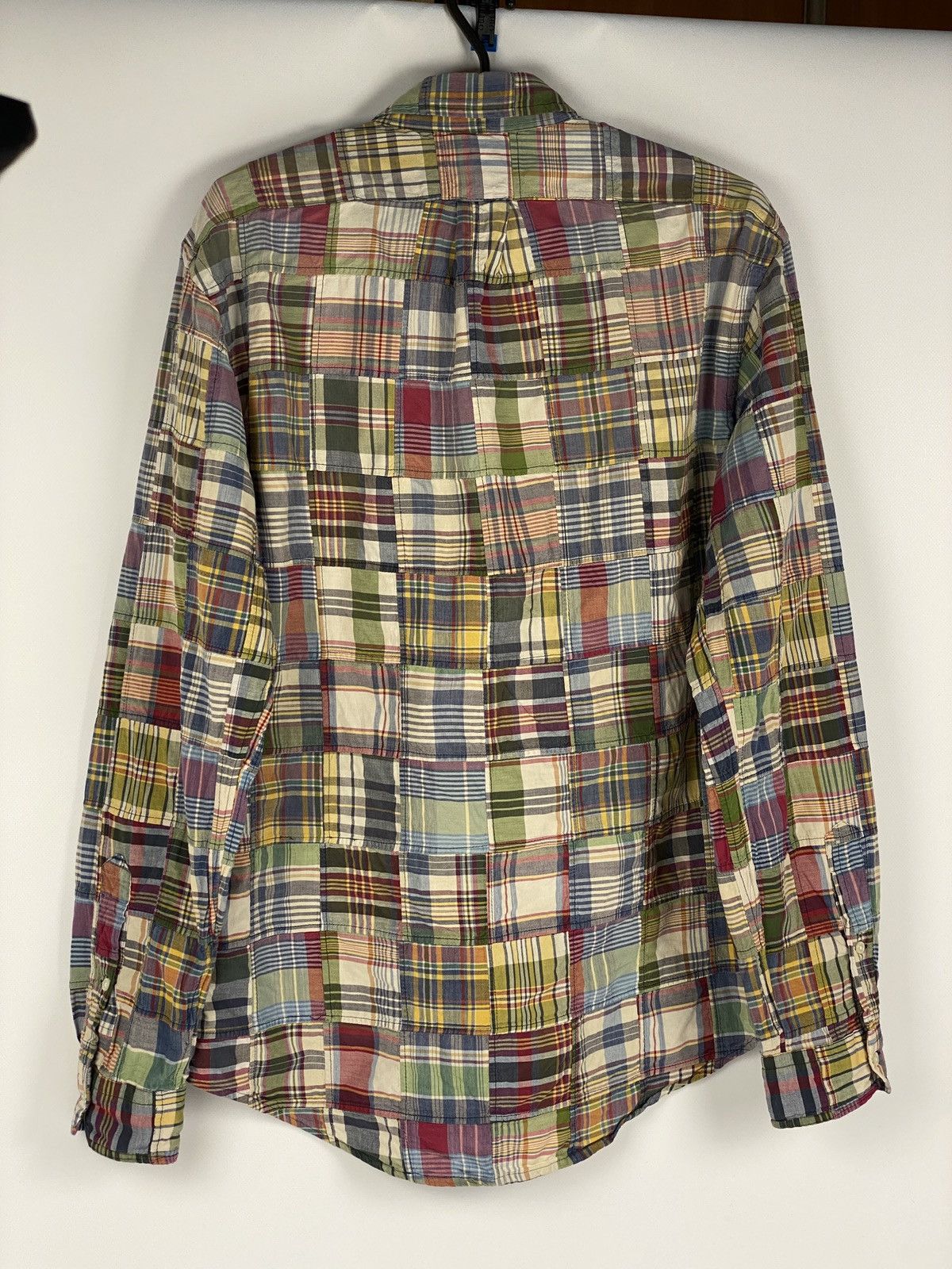 Ralph Lauren RRL Ralph Lauren Patchwork Distressed Nova Check Shirt Size US L / EU 52-54 / 3 - 14 Thumbnail