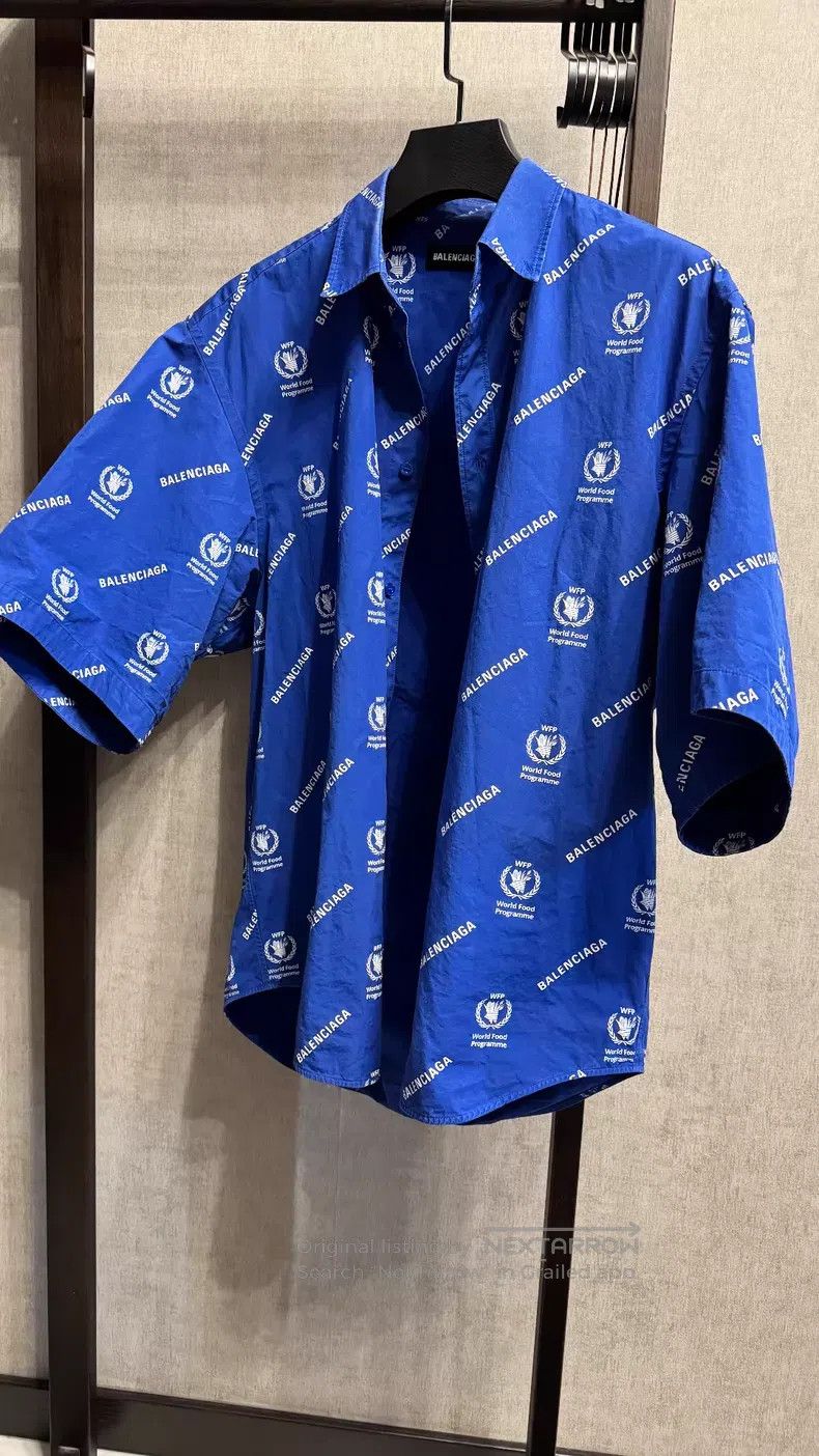 Balenciaga Balenciaga size 39 Blue Shirt Size US S / EU 44-46 / 1 - 1 Thumbnail