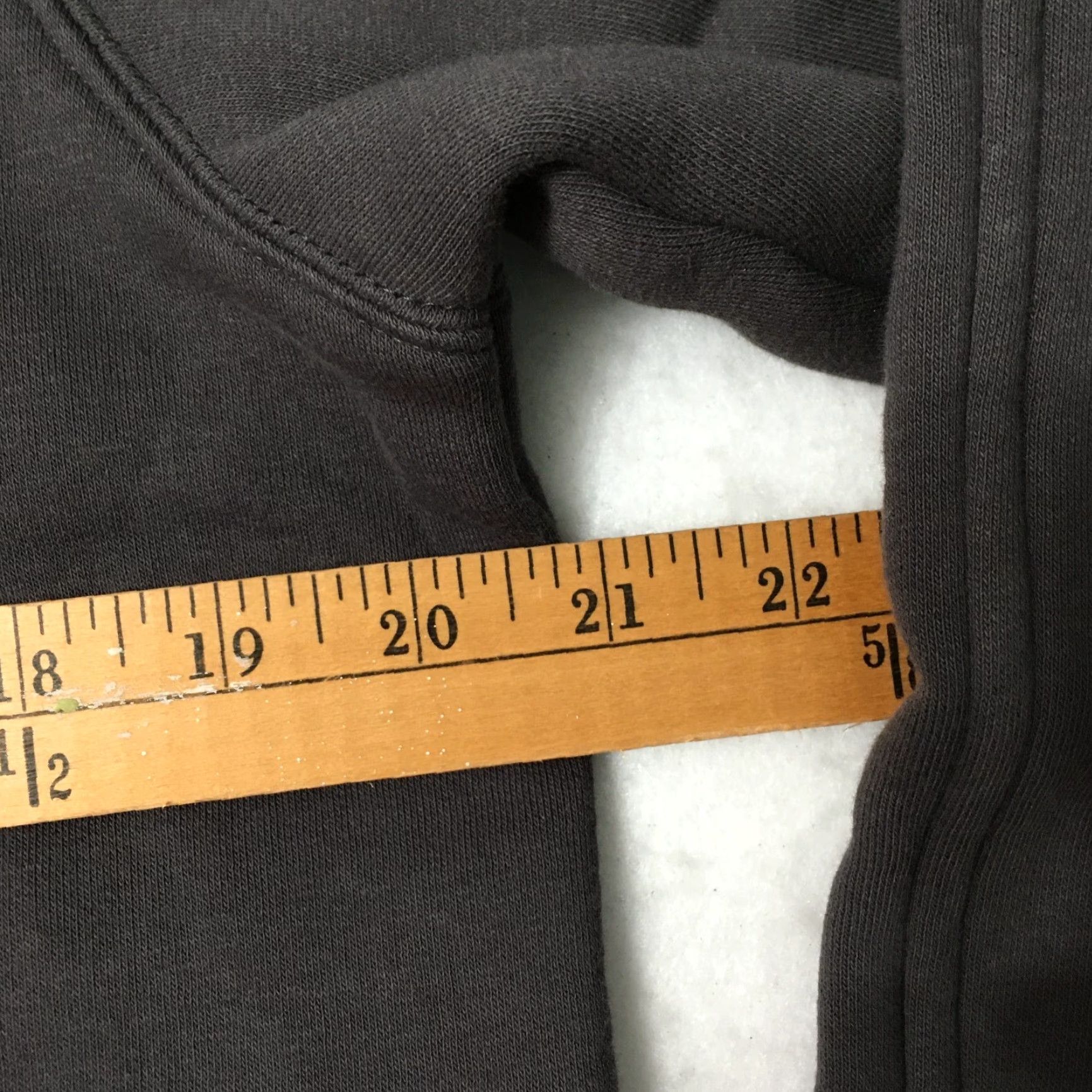 Vintage Mens Full Zip Sweatshirt L Gray fleece pockets Hoodie Shirt Size US L / EU 52-54 / 3 - 4 Thumbnail