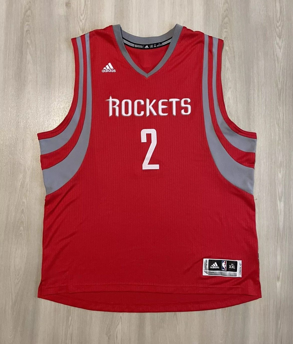 Adidas × NBA × Vintage Adidas Houston Rockets Patrick Beverley #2 NBA Size 2X Size US XXL / EU 58 / 5 - 1 Thumbnail