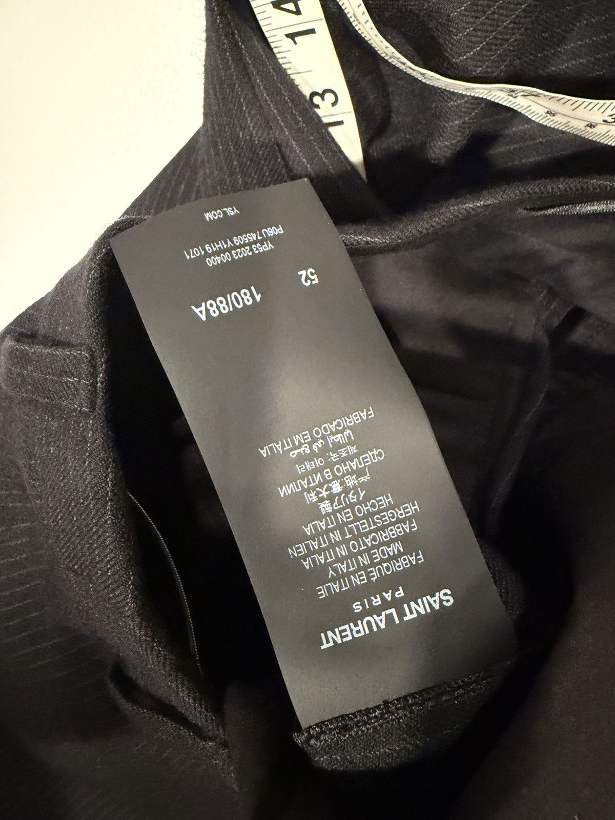 Saint Laurent Paris Saint laurent mens 2023 striped pants. 52/36. $1450 Size US 36 / EU 52 - 6 Thumbnail