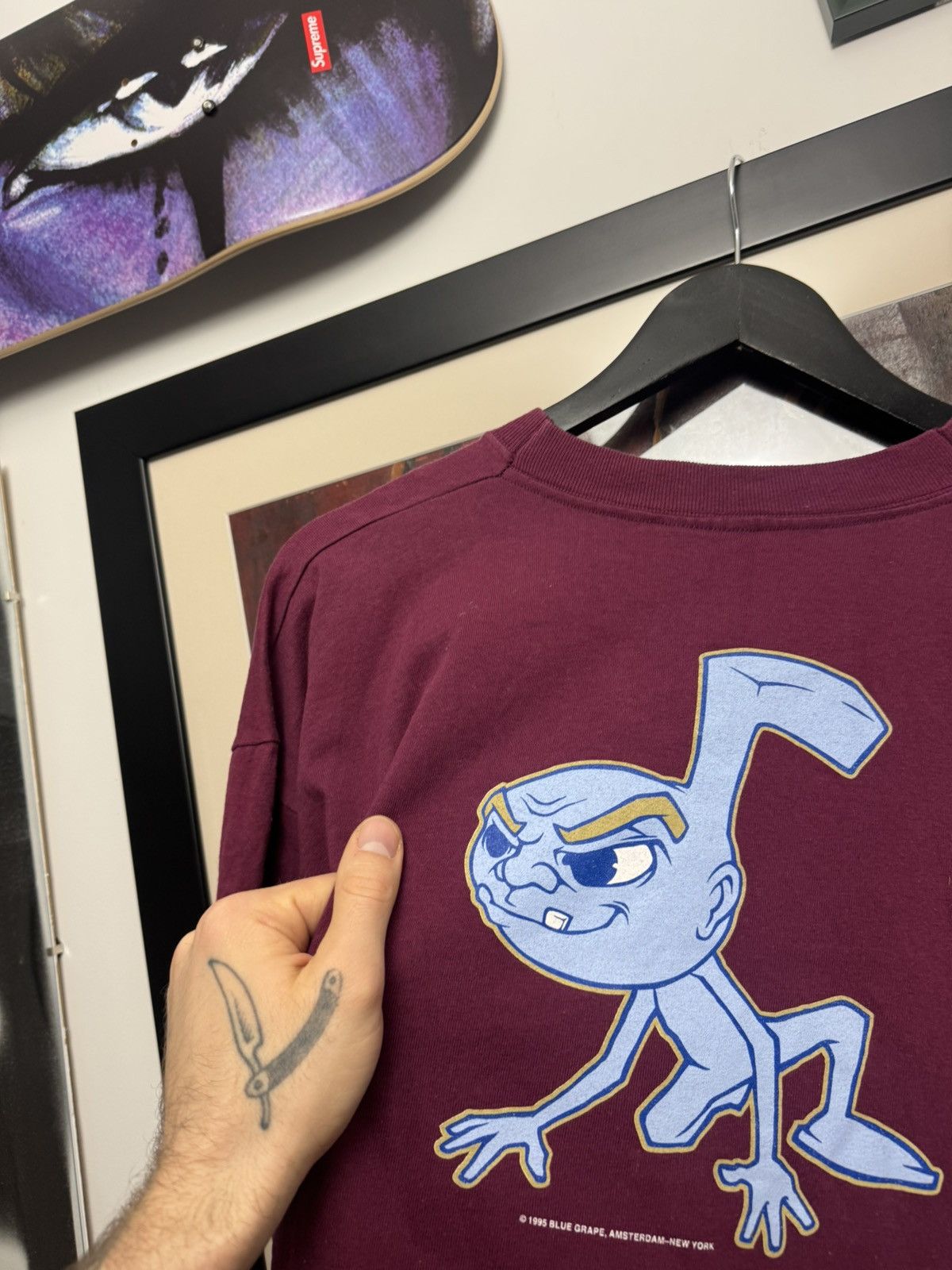 Band Tees Dog Eat Dog Vintage 90s Og Band Tee Hardcore Rap Blue Grape Size US XL / EU 56 / 4 - 4 Thumbnail