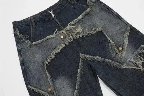 Other American Star Embroidery Jean Shorts Size US 32 / EU 48 - 4 Thumbnail