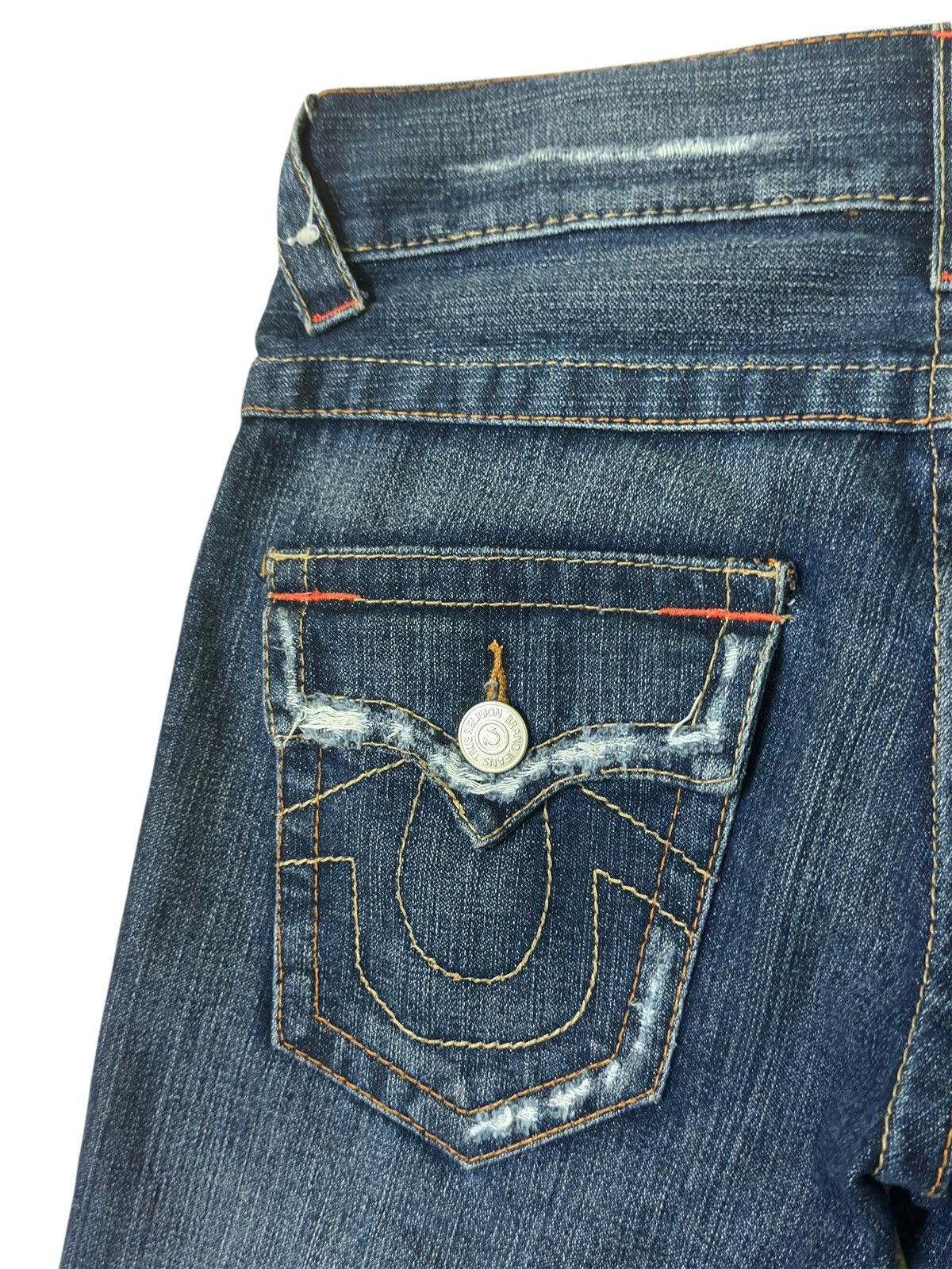 Hysteric Glamour × If Six Was Nine × Le Grande Bleu (L.G.B.) TWIST LEG FLARE FADED DISTRESSED JEANS Size US 30 / EU 46 - 16 Thumbnail