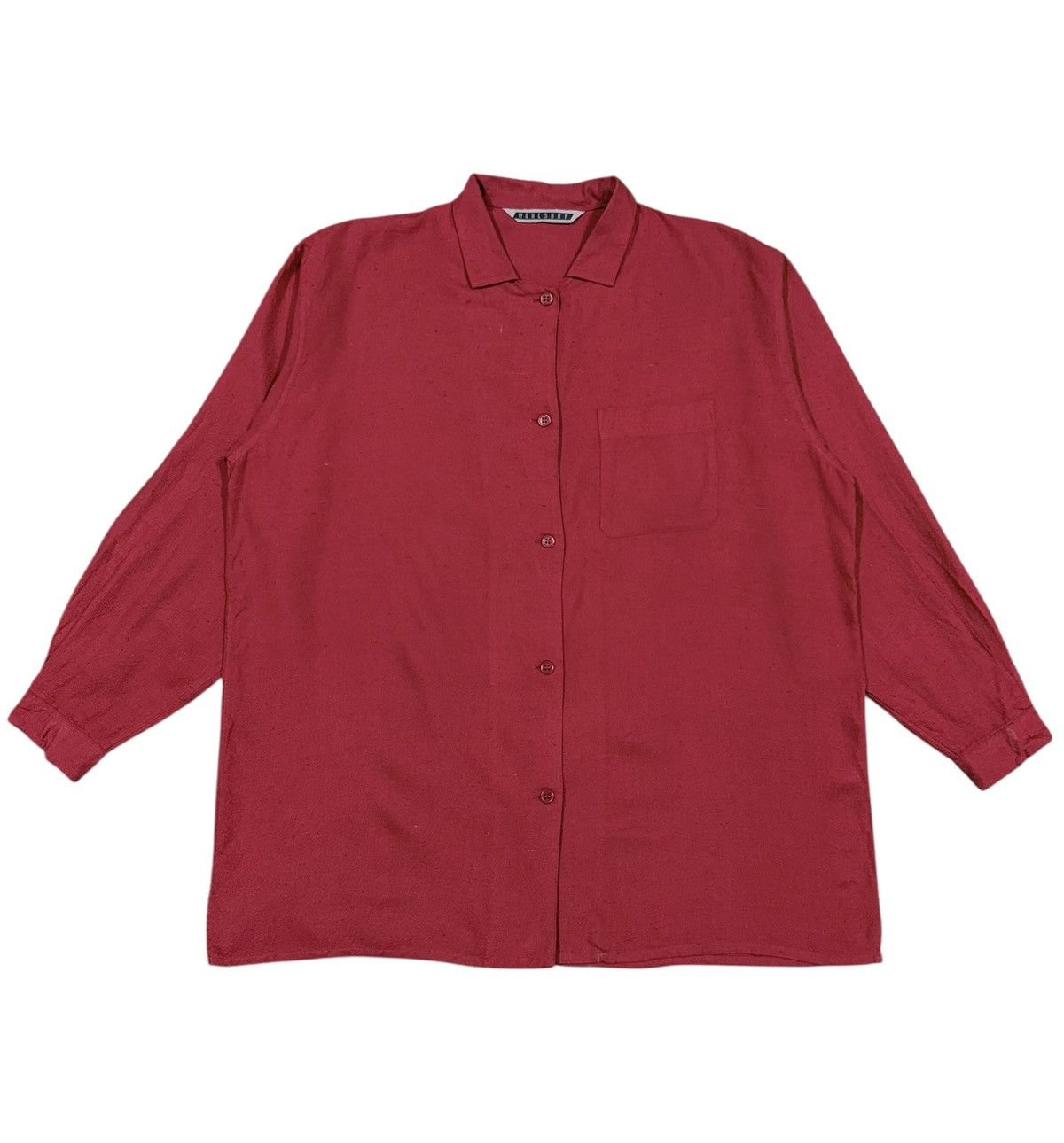 Yohji Yamamoto Vtg🔥80’s Workshop Yohji Yamamoto Cotton Linen Red Button Ups Size US XL / EU 56 / 4 - 1 Thumbnail