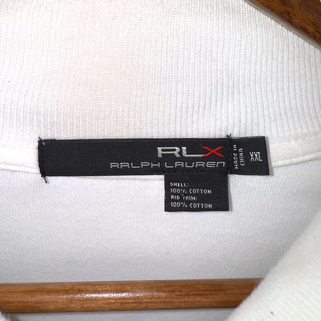 RLX Ralph Lauren White Ralph Lauren RLX Full Zip Performance Track Jacket XXL Size US XXL / EU 58 / 5 - 2 Thumbnail