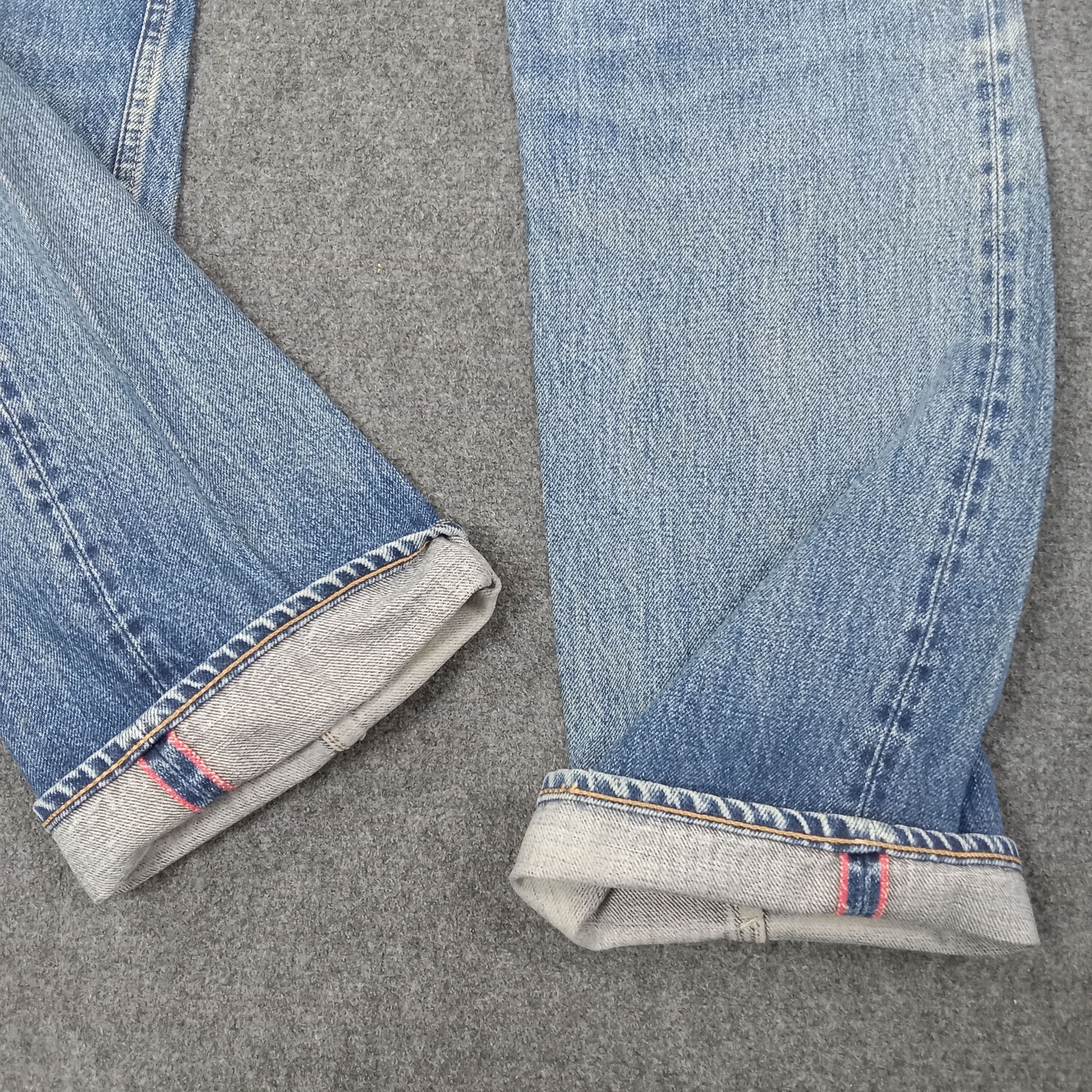 HOLLYWOOD RANCH MARKET H.Ranch.M Distressed Style Selvedge Denim Jeans C244N29 Size US 32 / EU 48 - 8 Thumbnail