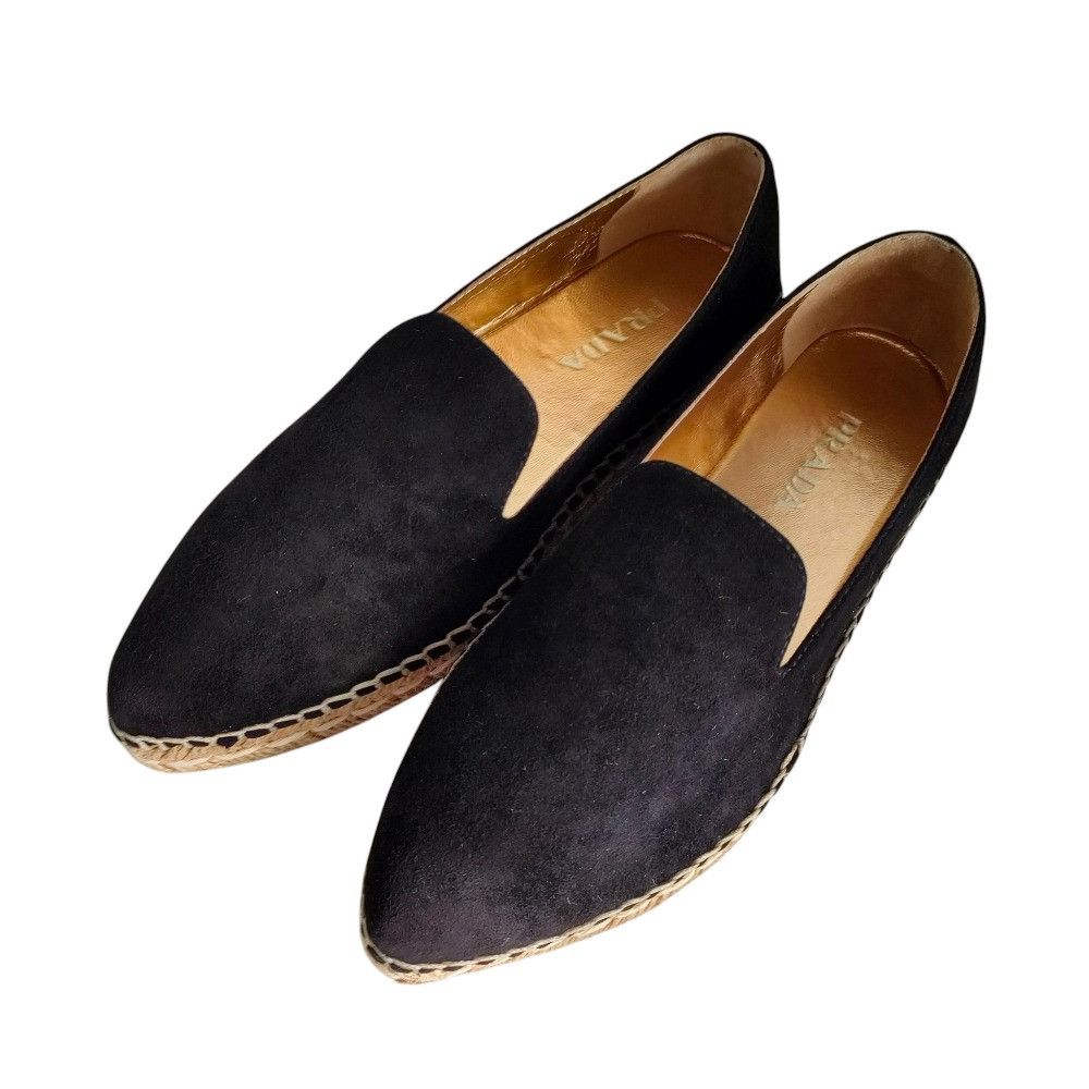 Prada Prada Prada Suede Espadrille Flat Shoes Suede Shoes DUTY FREE for USA Size ONE SIZE - 1 Thumbnail