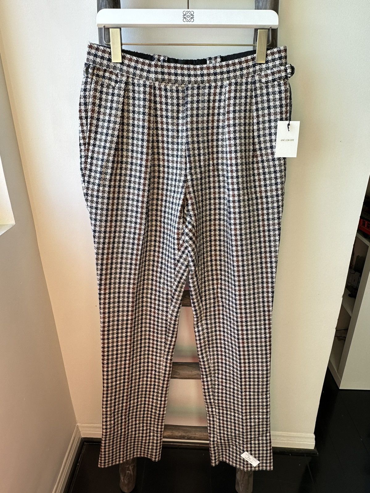 Aime Leon Dore × Loro Piana × Martin Greenfield Aime Leon Dore Loro Piana Zelander suit Pants Size 40L - 4 Thumbnail