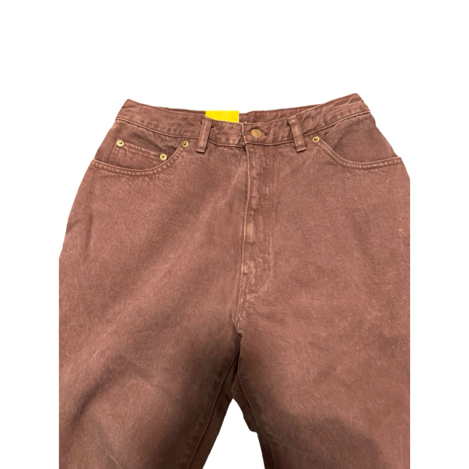 Big John VINTAGE BIG JOHN Jeans NL304 Brown Denim Men’s 33x32 5-Pocket Made in Japan Extra Size US 33 - 4 Thumbnail