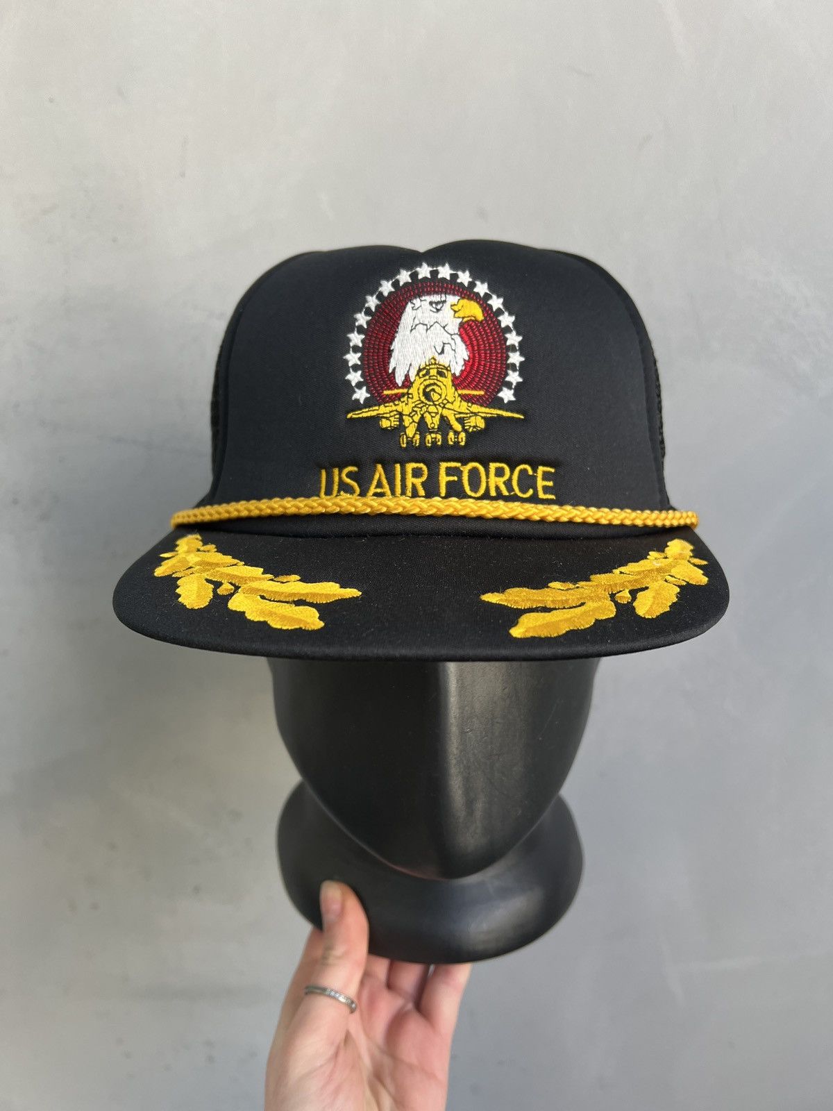 Japanese Brand Air Force UsA 90s classic cap hat y2k streetwear Size ONE SIZE - 1 Thumbnail