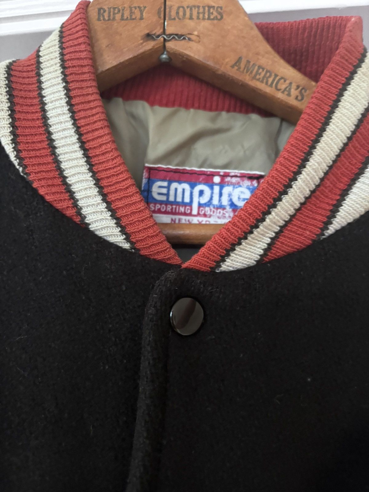 Vintage 1970s Empire Union Made Varsity Teddy Jacket Size US M / EU 48-50 / 2 - 3 Thumbnail