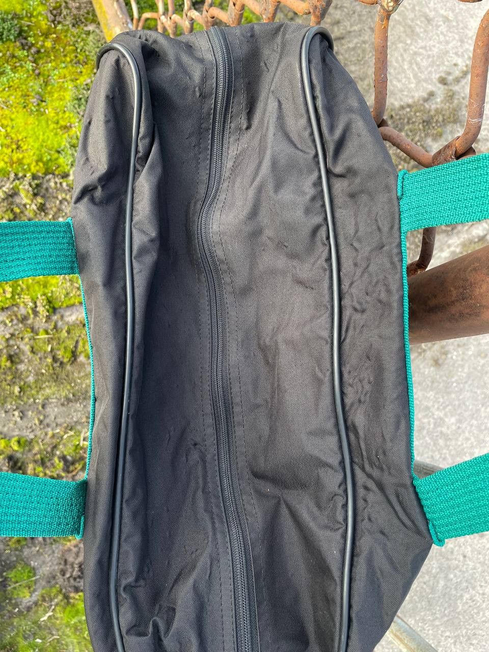 Adidas Adidas Vintage Bag Green-Black, Large Logo, Shamrock, 80s Size ONE SIZE - 13 Thumbnail